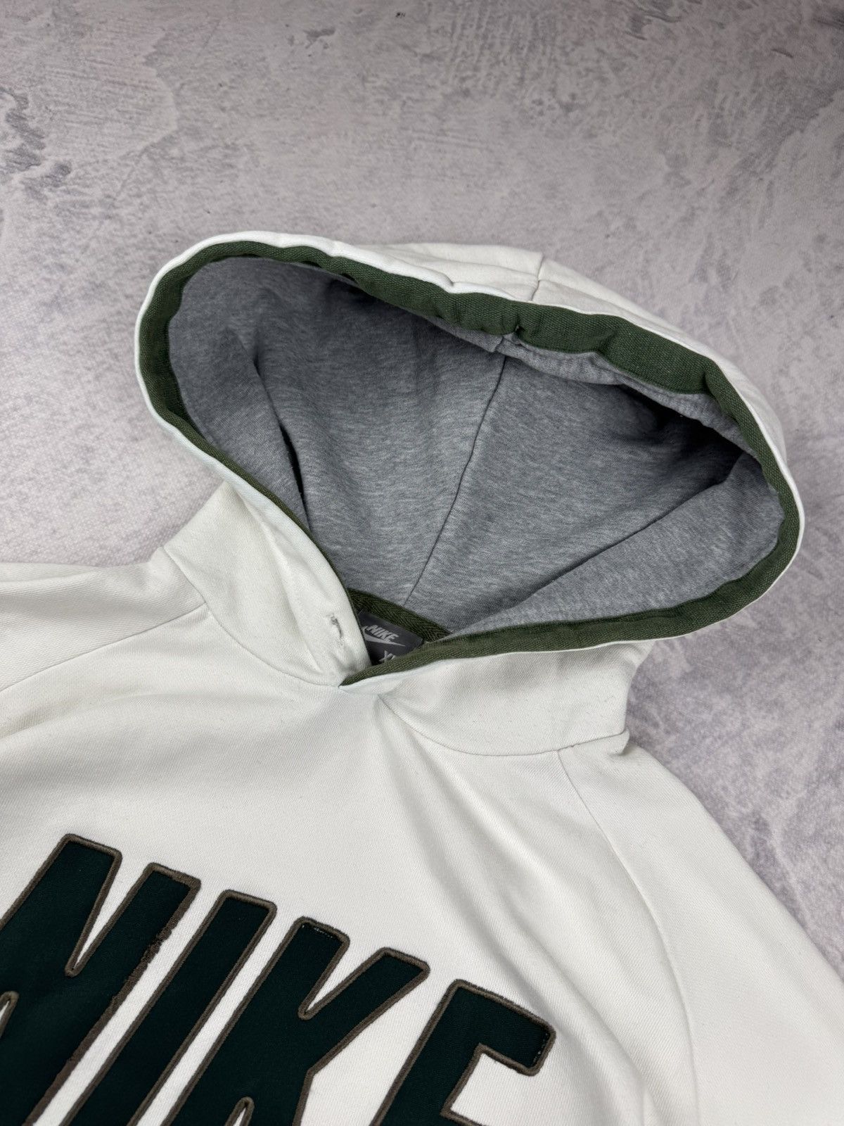 Nike × Vintage NIKE VINTAGE CENTER LOGO OVERSIZE BOXY HOODIE Size US XL / EU 56 / 4 - 6 Thumbnail