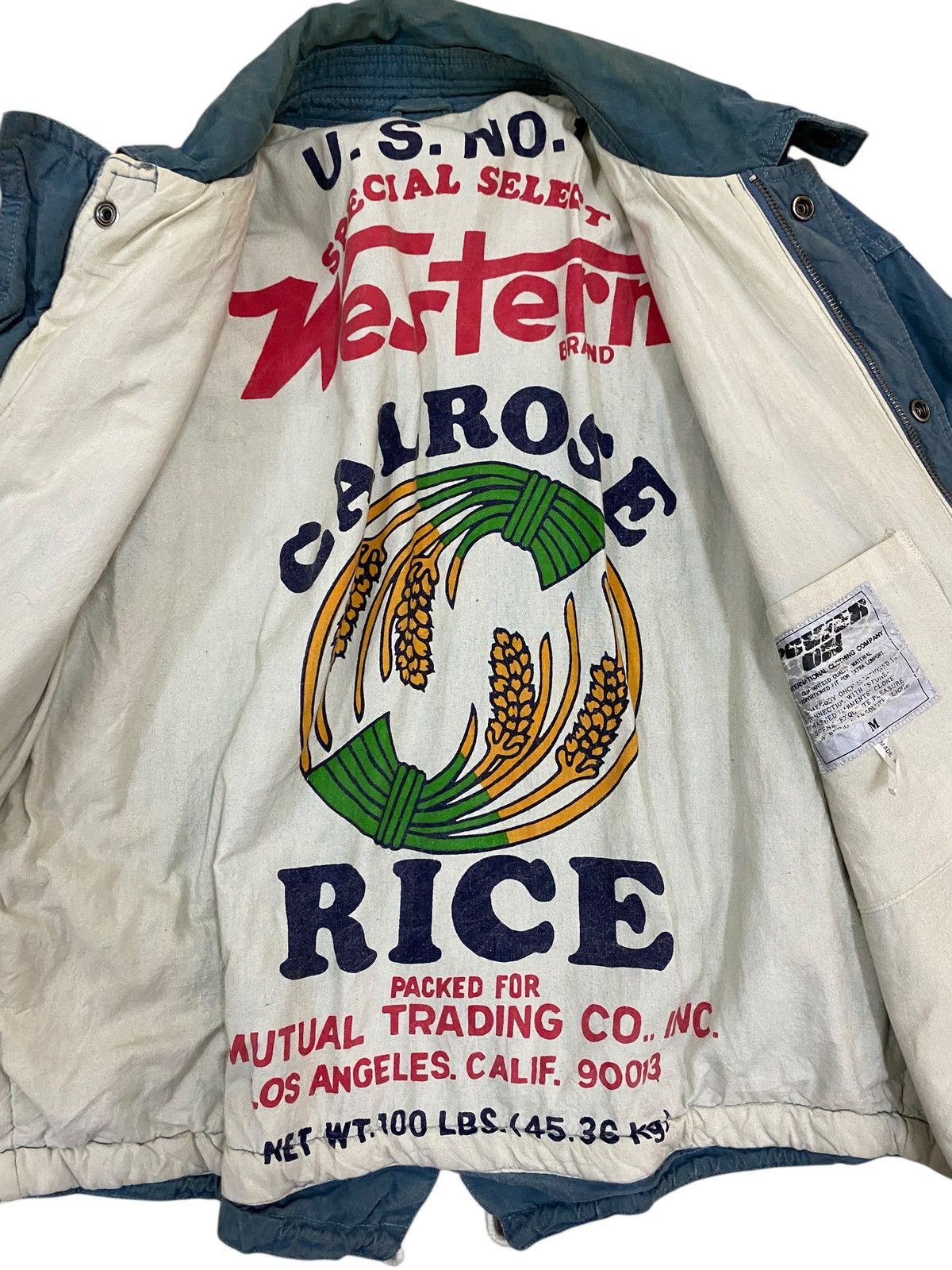 Vintage Vtg Calrose Rice Liner – USA Western Brand Size US M / EU 48-50 / 2 - 6 Thumbnail