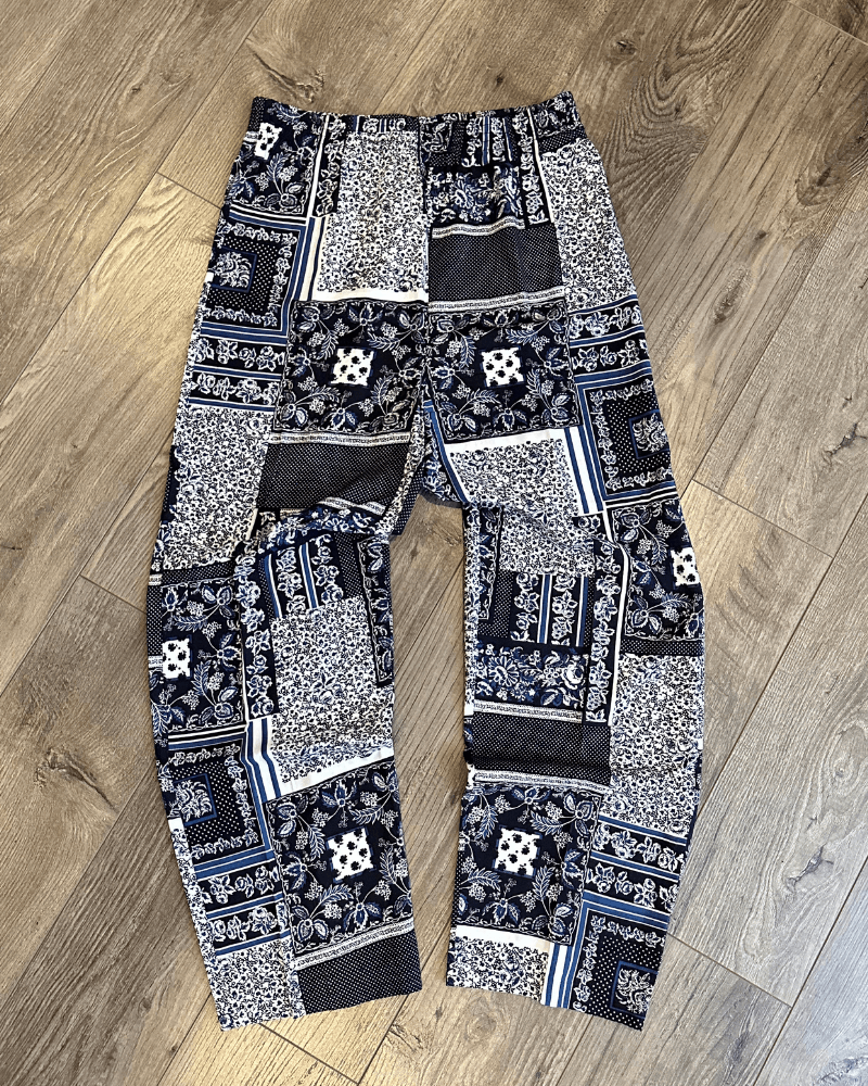 Vintage Vintage Next Issue Women's Floral Pattern Boho Pants Medium Size 28" / US 6 / IT 42 - 1 Thumbnail