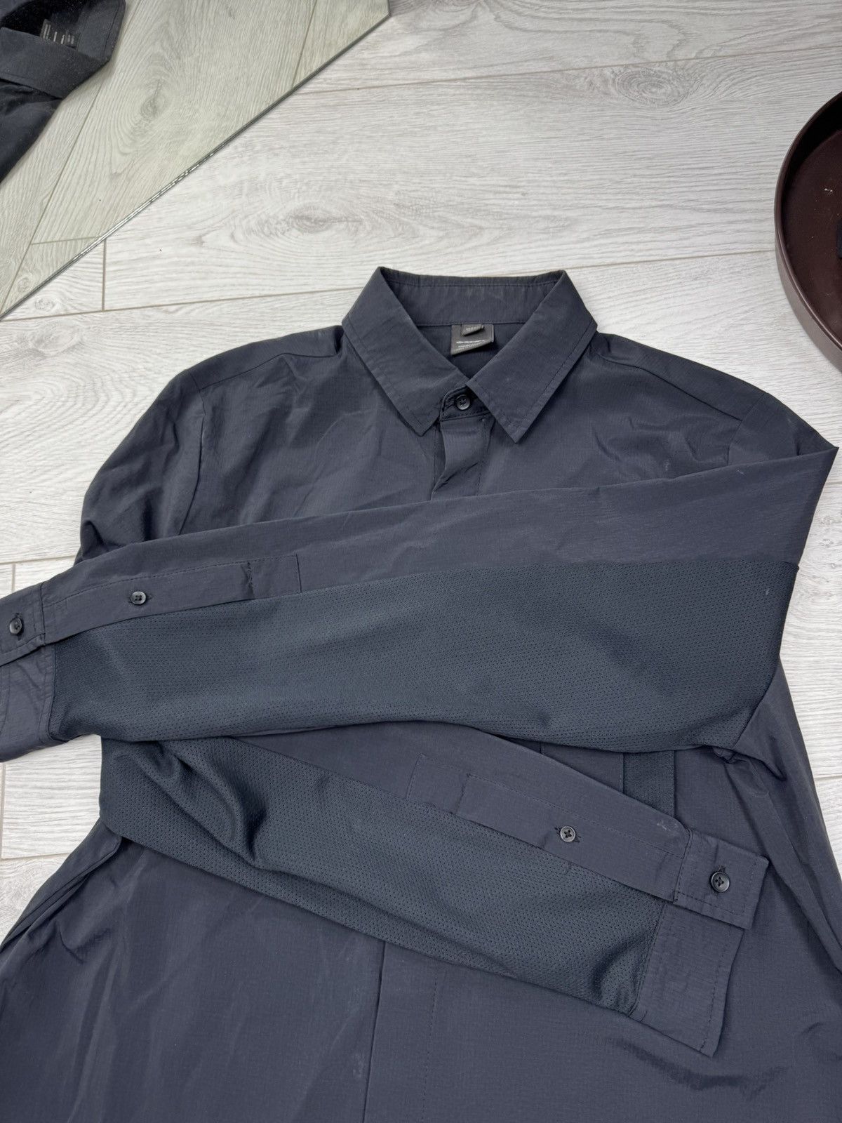 Oakley × Vintage Oakley Shirt Button Up Rayon Logo Size US S / EU 44-46 / 1 - 4 Thumbnail