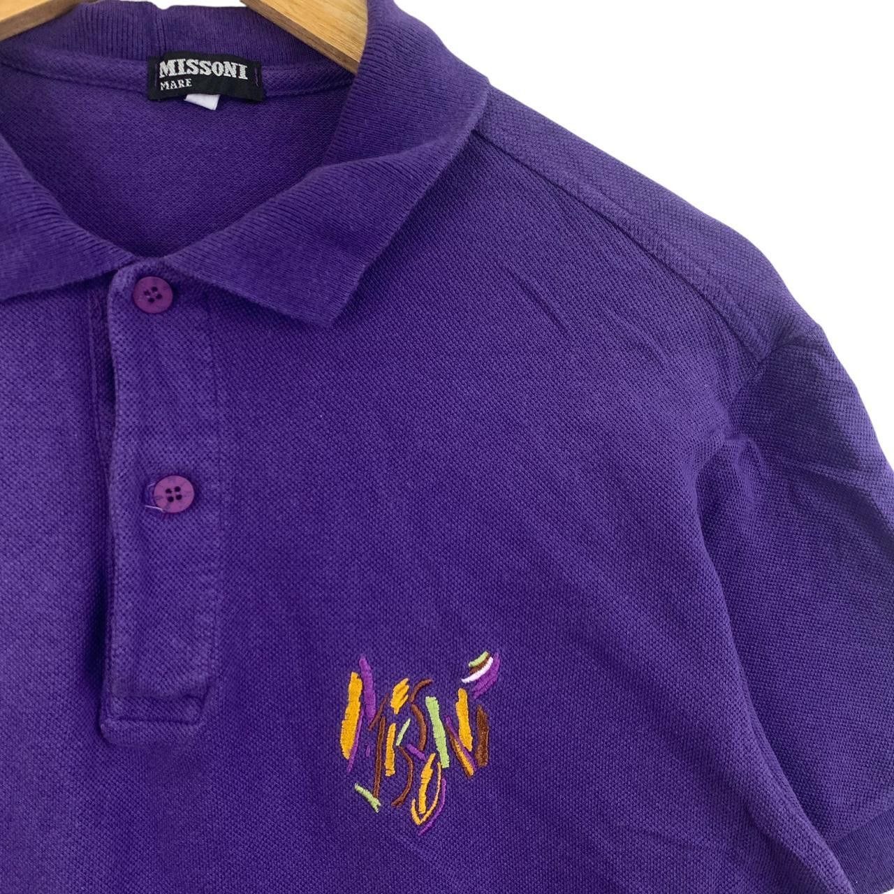 Missoni Vintage MISSONI MARE COLLECTION Embroidered Tee Shirt Top Size US M / EU 48-50 / 2 - 5 Thumbnail