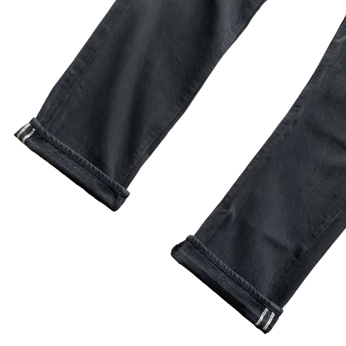 Pure Blue Japan Pure Blue Japan Black Denim Selvedge Size US 31 - 4 Thumbnail