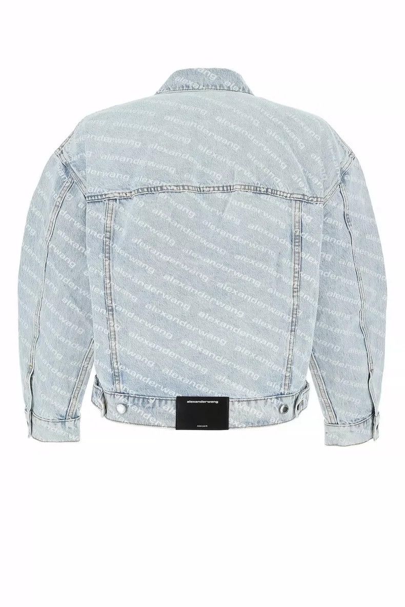 Alexander Wang Alexander Wang Classic Logo Denim Jacket Size S / US 4 / IT 40 - 1 Thumbnail