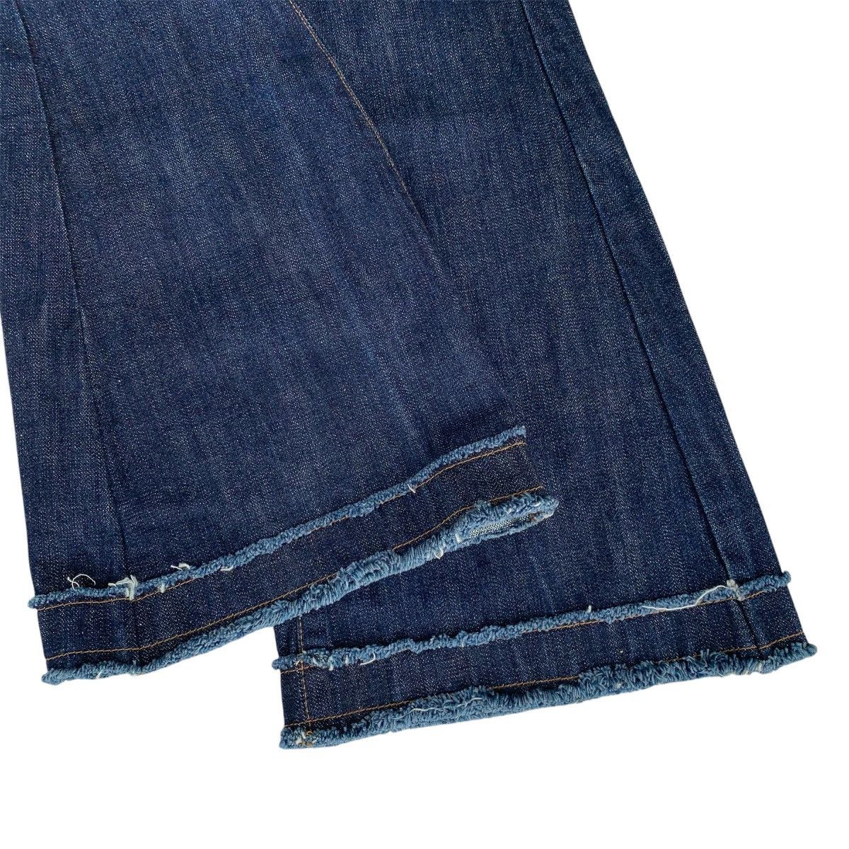 If Six Was Nine × Japanese Brand × Le Grande Bleu (L.G.B.) Crazy💥 Wrangler Flared Jeans Indigo Blue ifsix Fuga Style💥 Size 25" / US 0 / IT 36 - 3 Thumbnail