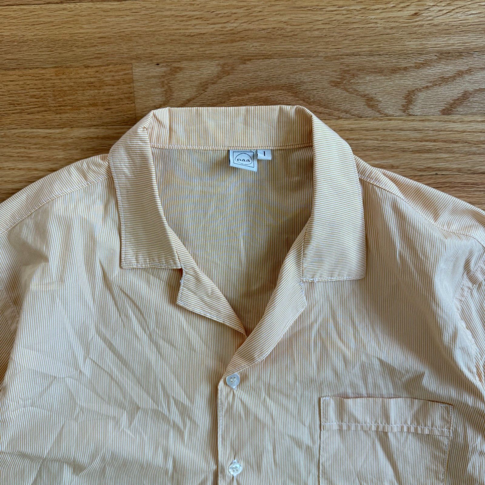 Paa Paa SS Shirt Two Yellow Micro Stripe Size US M / EU 48-50 / 2 - 5 Thumbnail