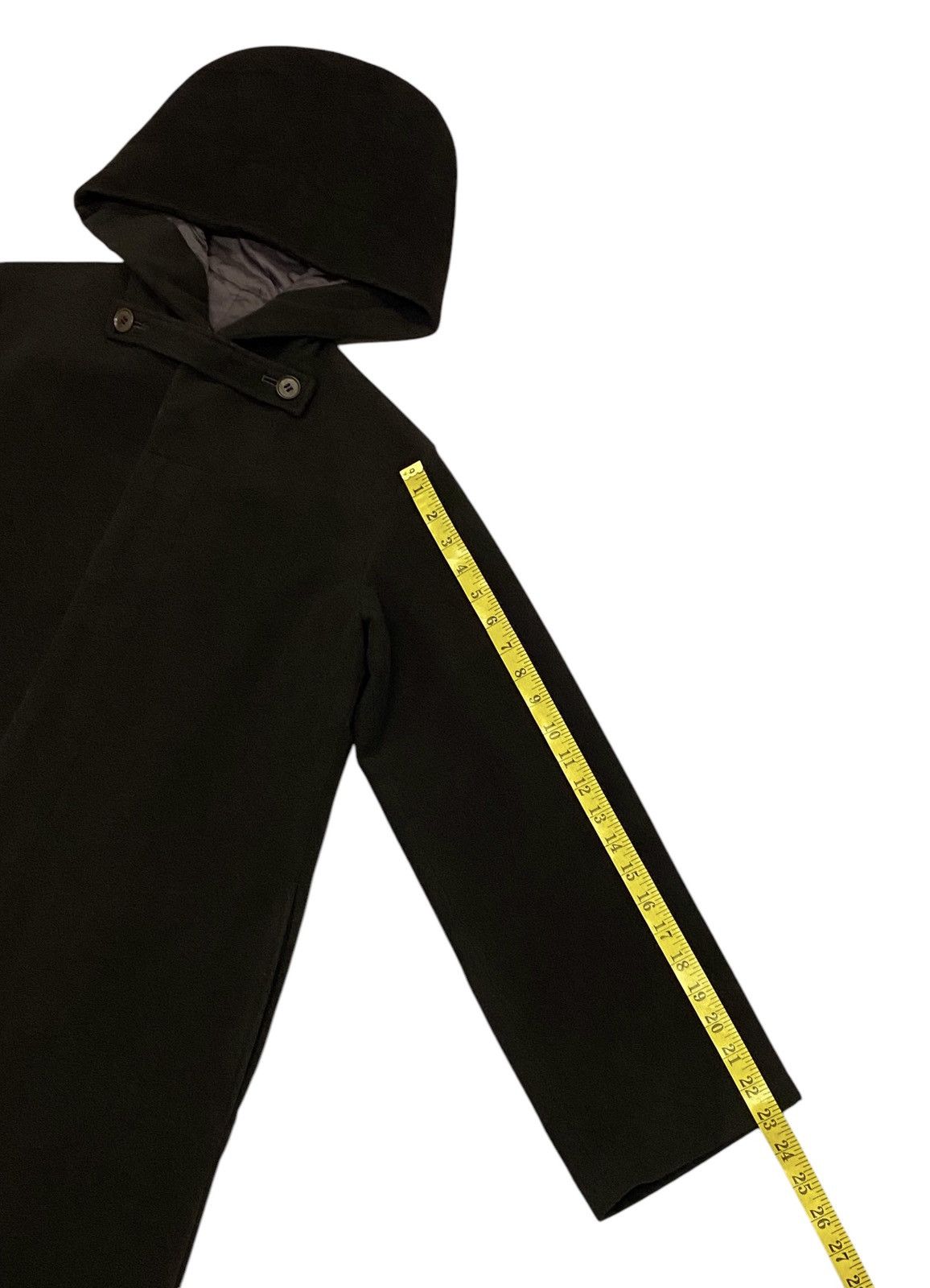 Yohji Yamamoto Y’s Yohji Yamamoto Wool Hoodie Long Coats Size L / US 10 / IT 46 - 15 Thumbnail