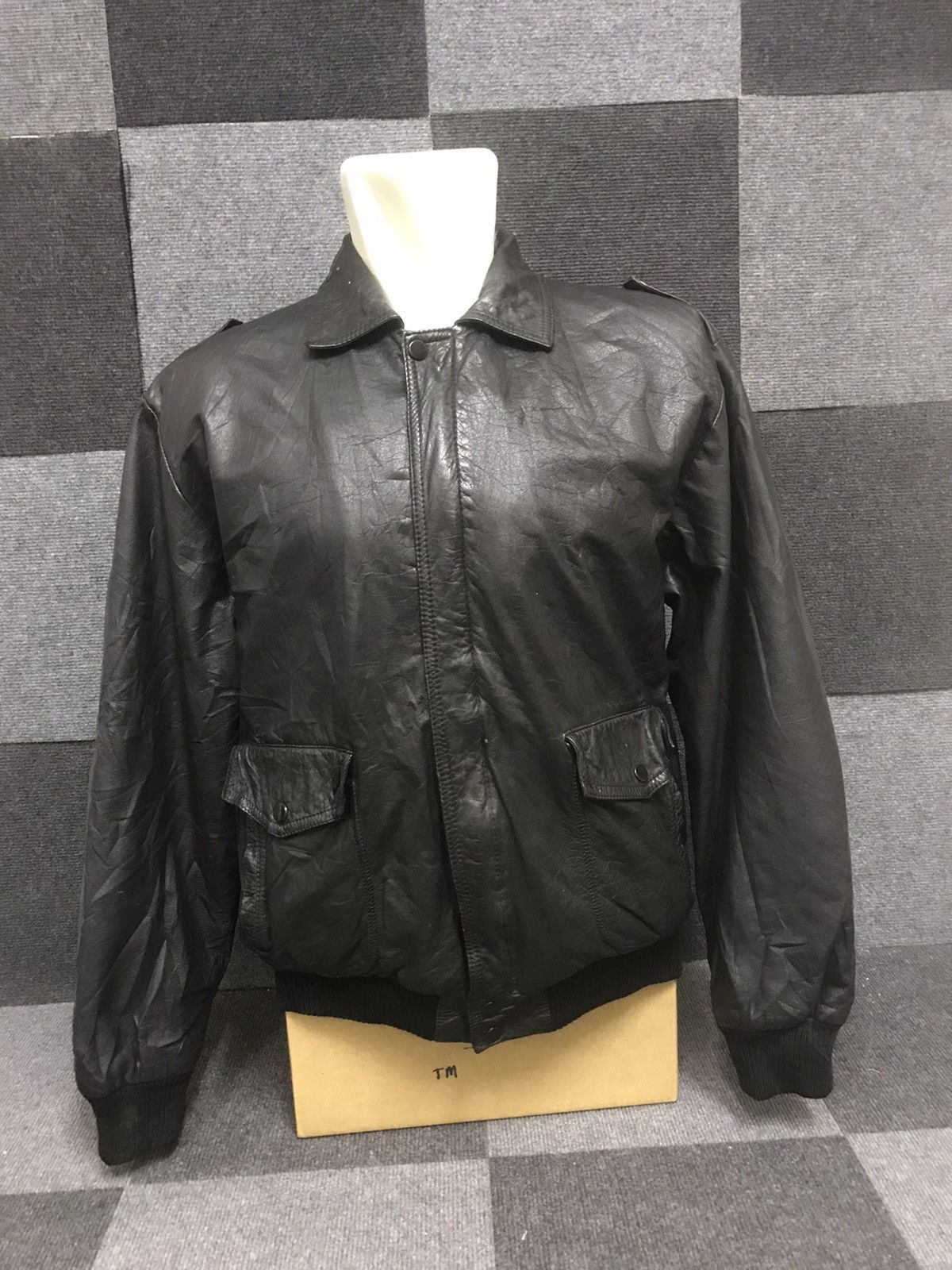 Japanese Brand Vintage Marquis Japan Cowhide Leather A2 AirForce Jacket Size US L / EU 52-54 / 3 - 4 Thumbnail