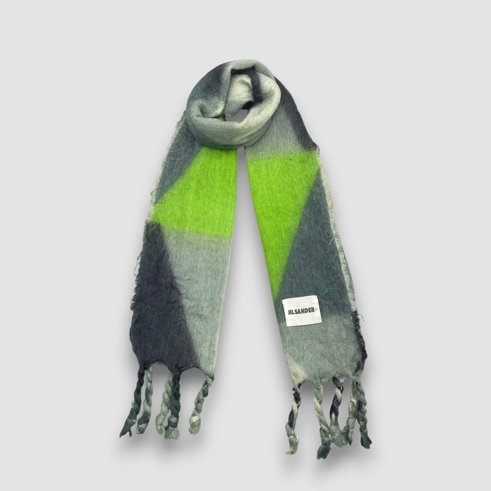 Jil Sander Vintage Jil Sander Scarf Muffler Wool Chunky Winter Scarves Size ONE SIZE - 1 Thumbnail