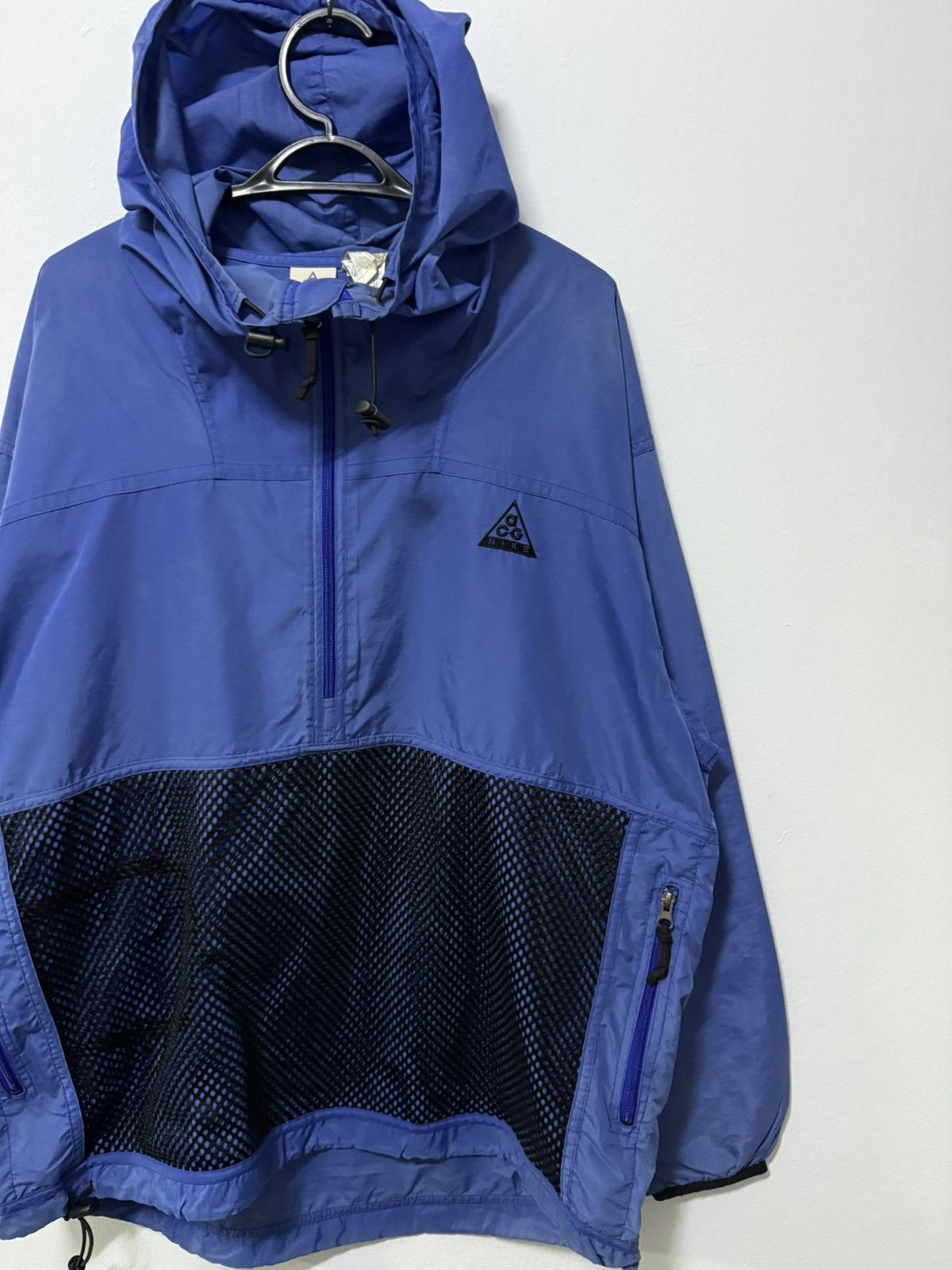 Nike ACG 90s Nike ACG All Conditions Gear blue zip pullover anorak Size US L / EU 52-54 / 3 - 3 Thumbnail