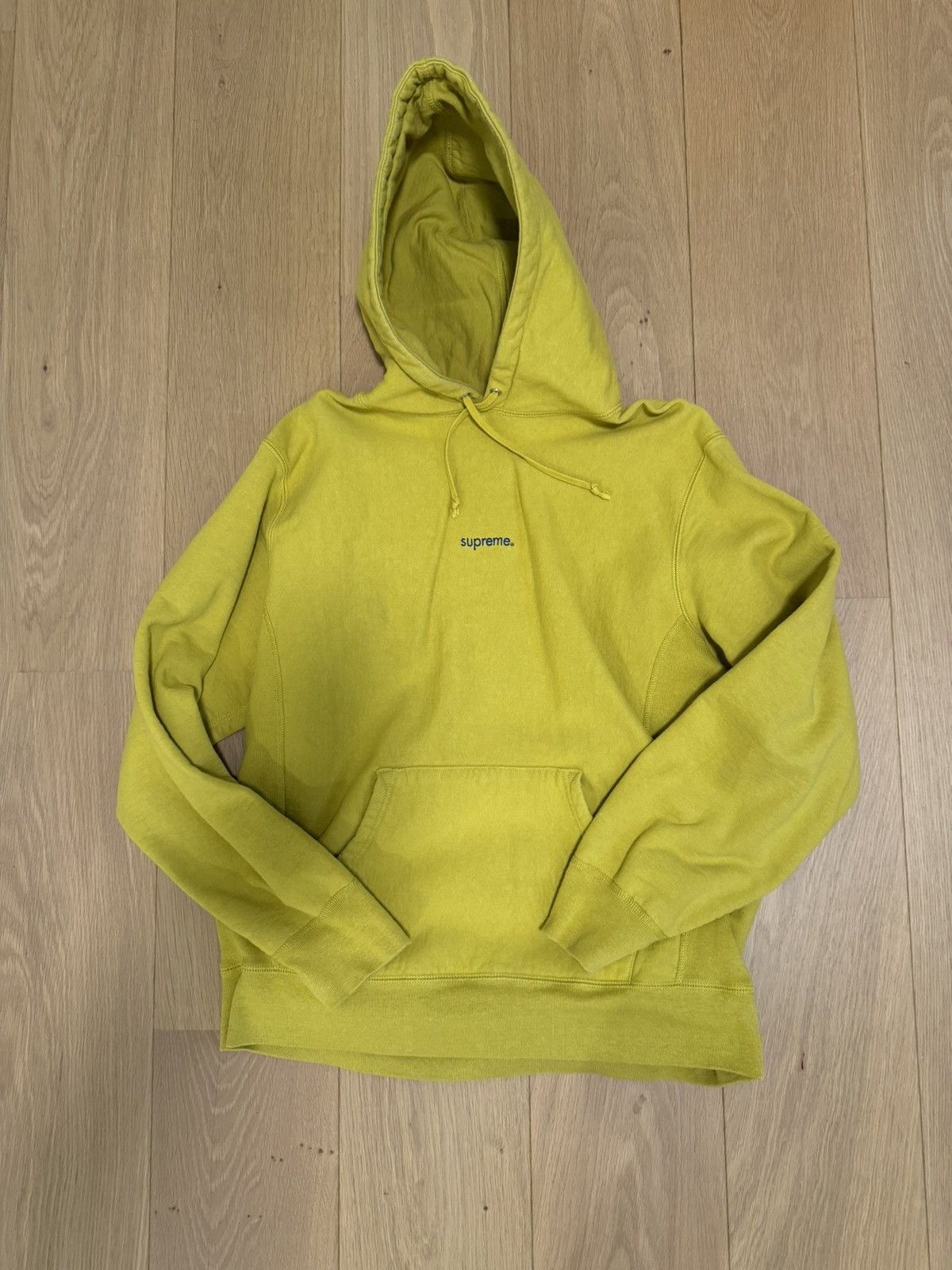 Supreme Supreme Trademark Hooded Sweatshirt Used Large | Grailed