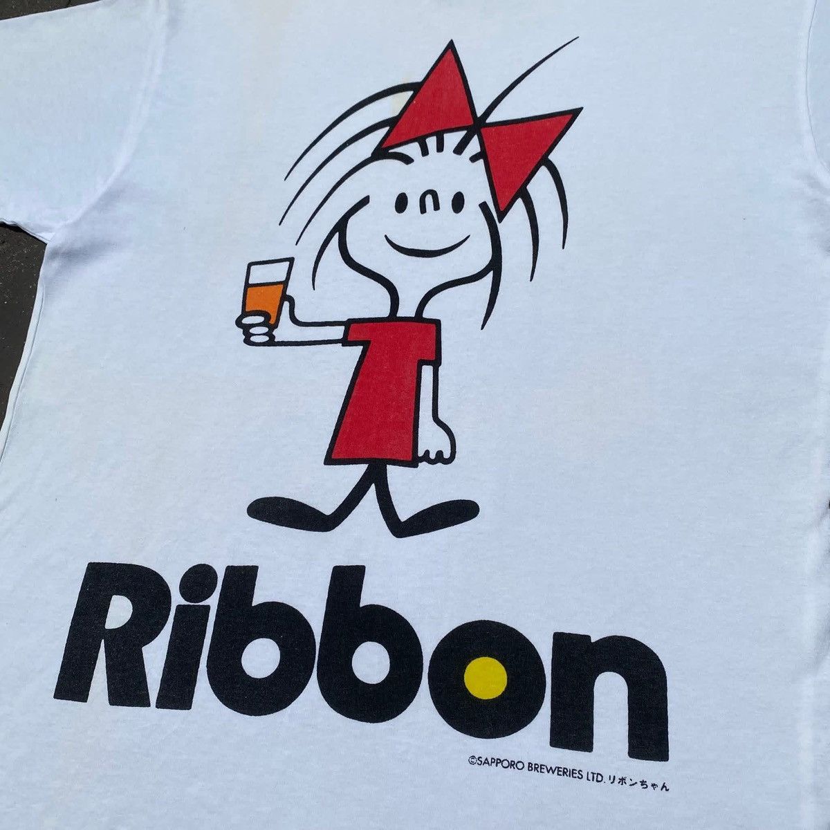 Japanese Brand RARE ‼️ Ribbon • Sapporo Breweries Size US M / EU 48-50 / 2 - 2 Thumbnail