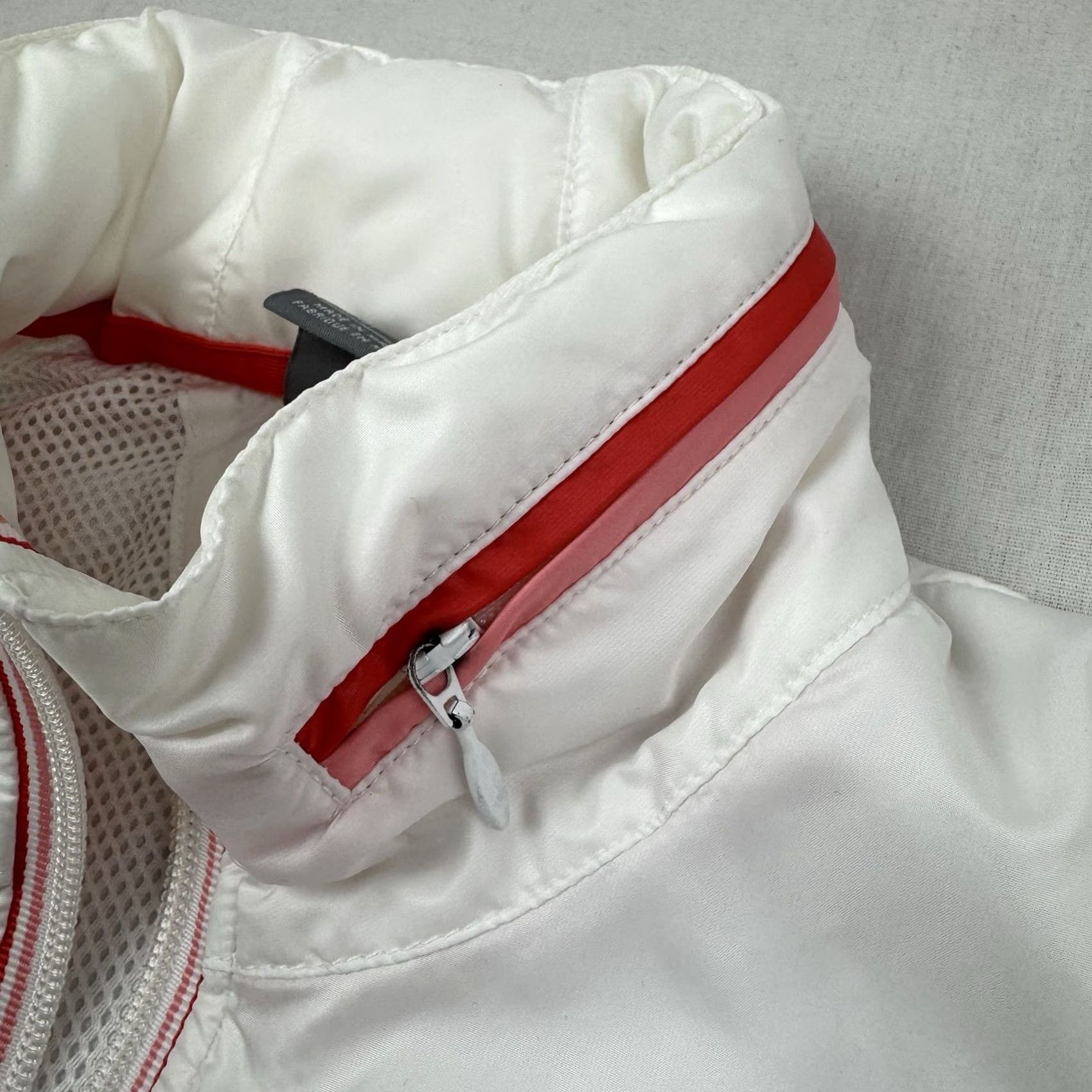 Nike VINTAGE Nike Windbreaker Womens Jacket M White Hooded Sports 90s Y2K Size M / US 6-8 / IT 42-44 - 6 Thumbnail