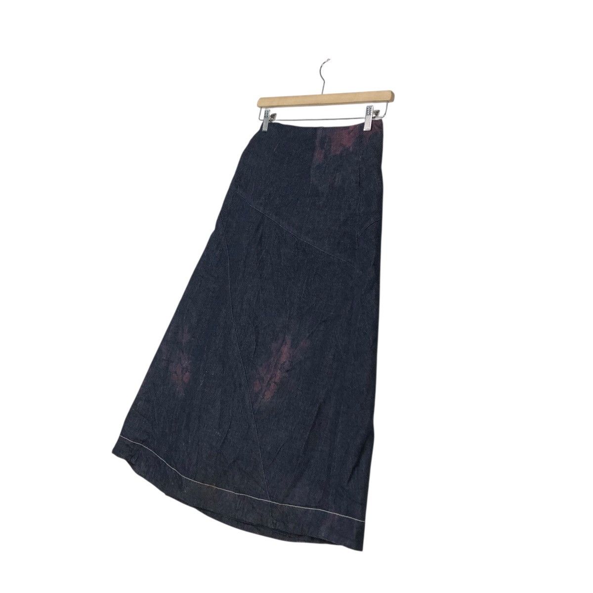 Japanese Brand 📌Acid Wash Design Punk Style Urvin Skirt Made in Japan Size 26" / US 2 / IT 38 - 13 Thumbnail