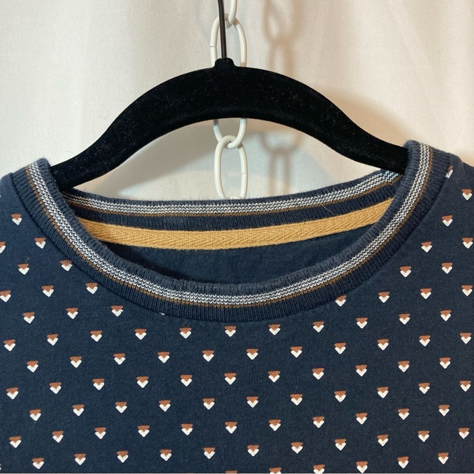 Other Craft + Flow Knitwear Men’s Navy Blue Short Sleeve T-Shirt Size US M / EU 48-50 / 2 - 2 Thumbnail