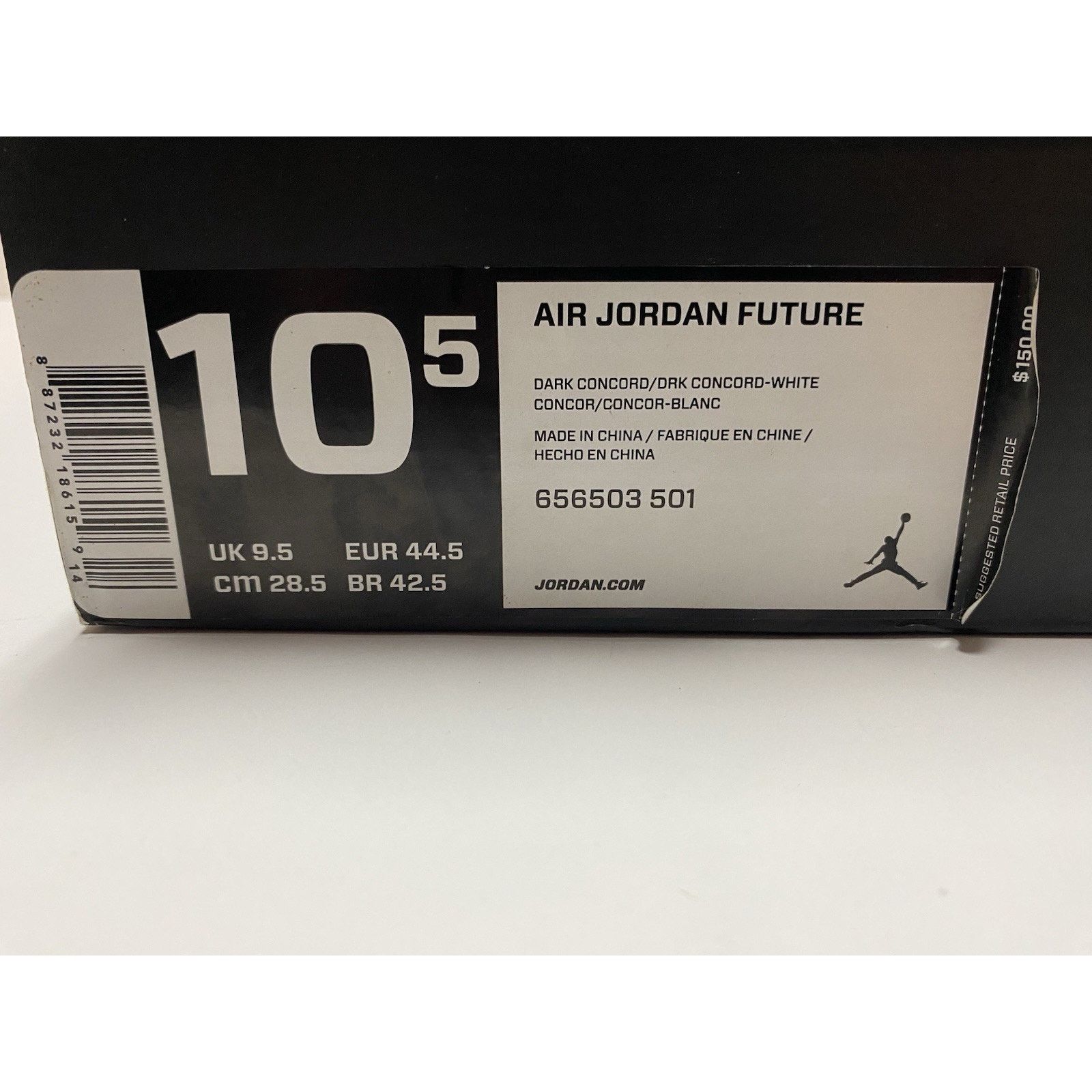 Jordan Brand Nike Air Jordan Future Dark Concord 2014 Mens 10.5 Sneaker Size US 10.5 / EU 43-44 - 14 Thumbnail