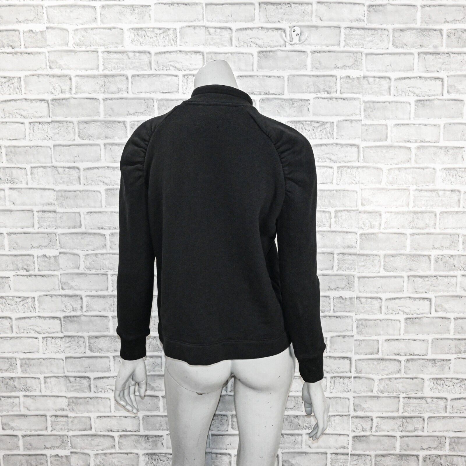 ba&sh BA&SH BASH Women's zip mock neck pullover Lady sweatshirt Size XS / US 0-2 / IT 36-38 - 5 Thumbnail
