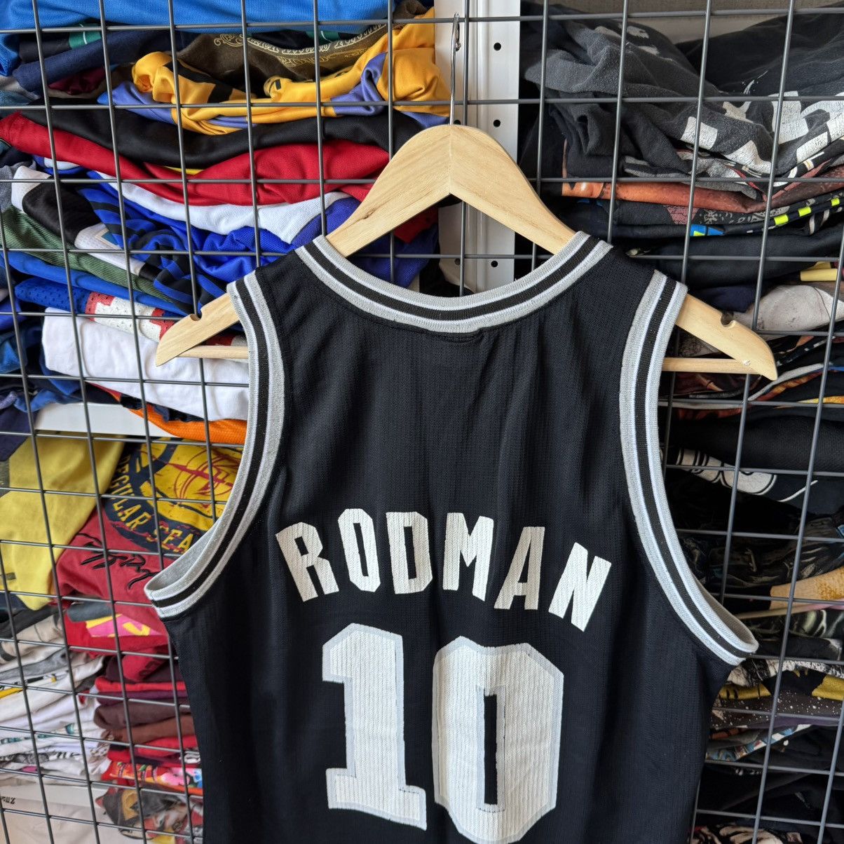 Champion Champion 1993-95 San Antonio Spurs Rodman #10 Jersey Size US L / EU 52-54 / 3 - 9 Thumbnail