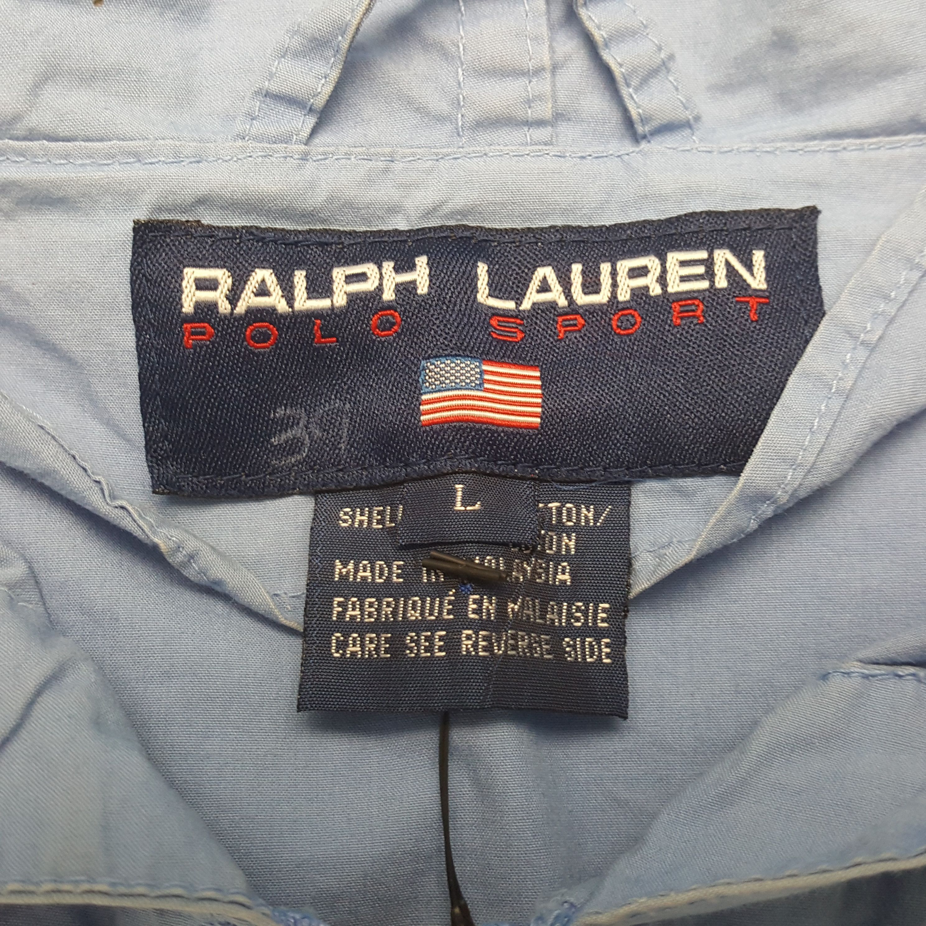 Polo Ralph Lauren Vintage Polo Ralph Lauren Polo Sport Zipper Hoodies 34 Size US XL / EU 56 / 4 - 4 Thumbnail