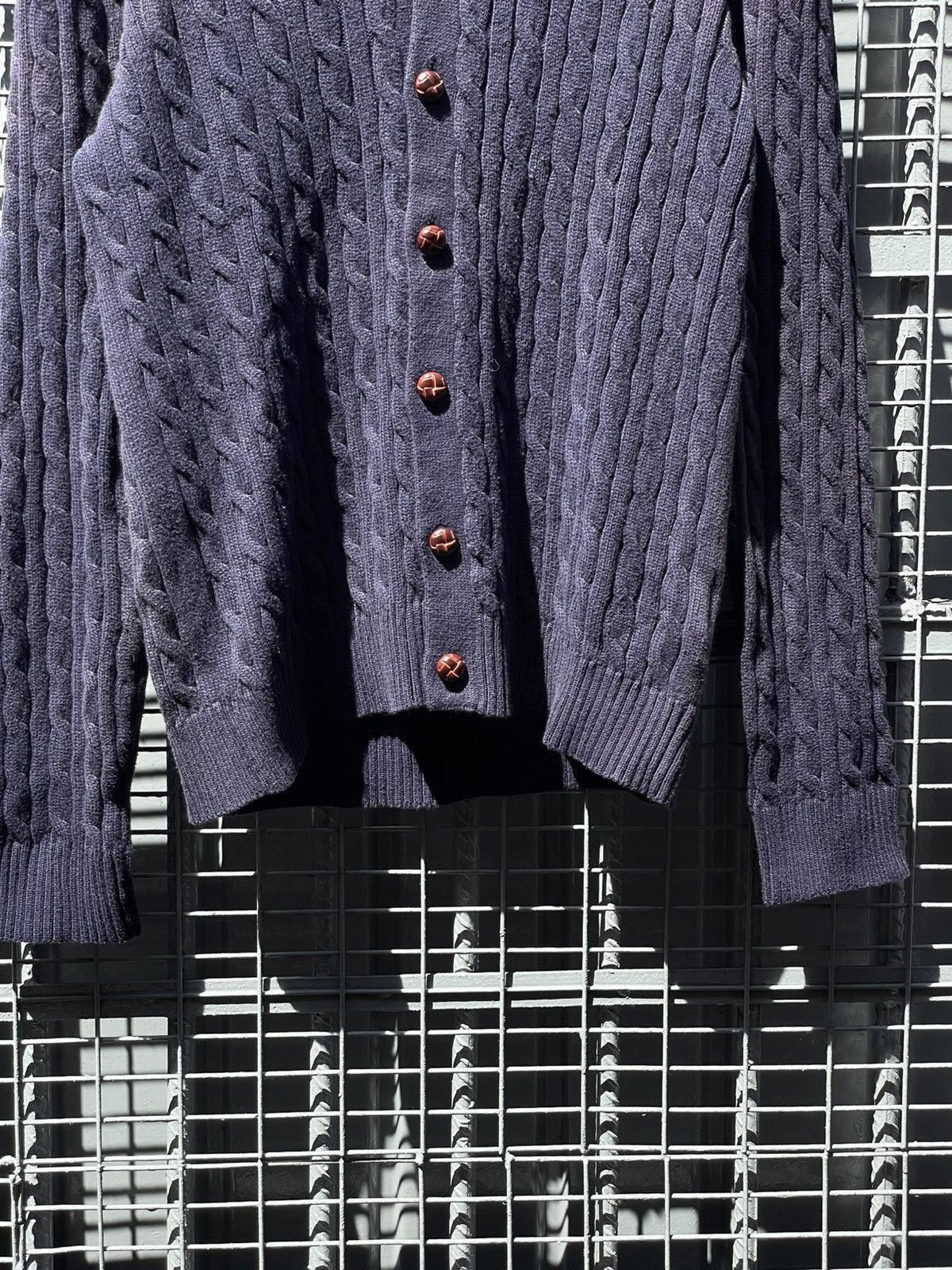 Polo Ralph Lauren Polo Ralph Lauren | Cable-Knit Cotton Shawl Cardigan Size US M / EU 48-50 / 2 - 2 Thumbnail