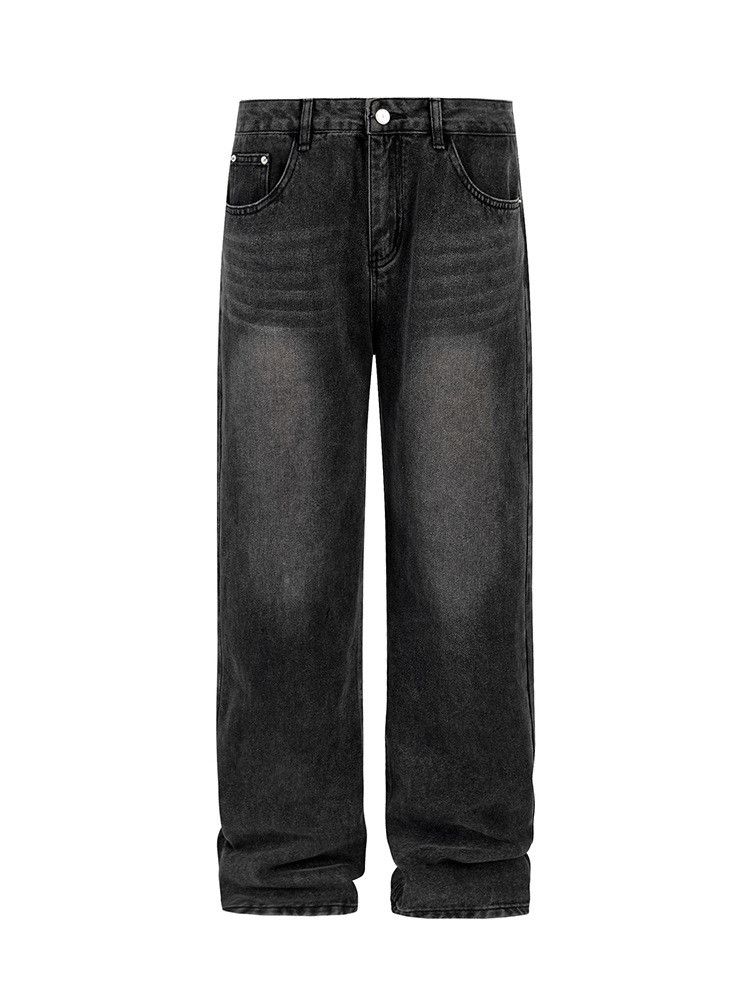 Japanese Brand × Jean Retro loose straight leg wide leg jeans Size US 32 / EU 48 - 4 Thumbnail