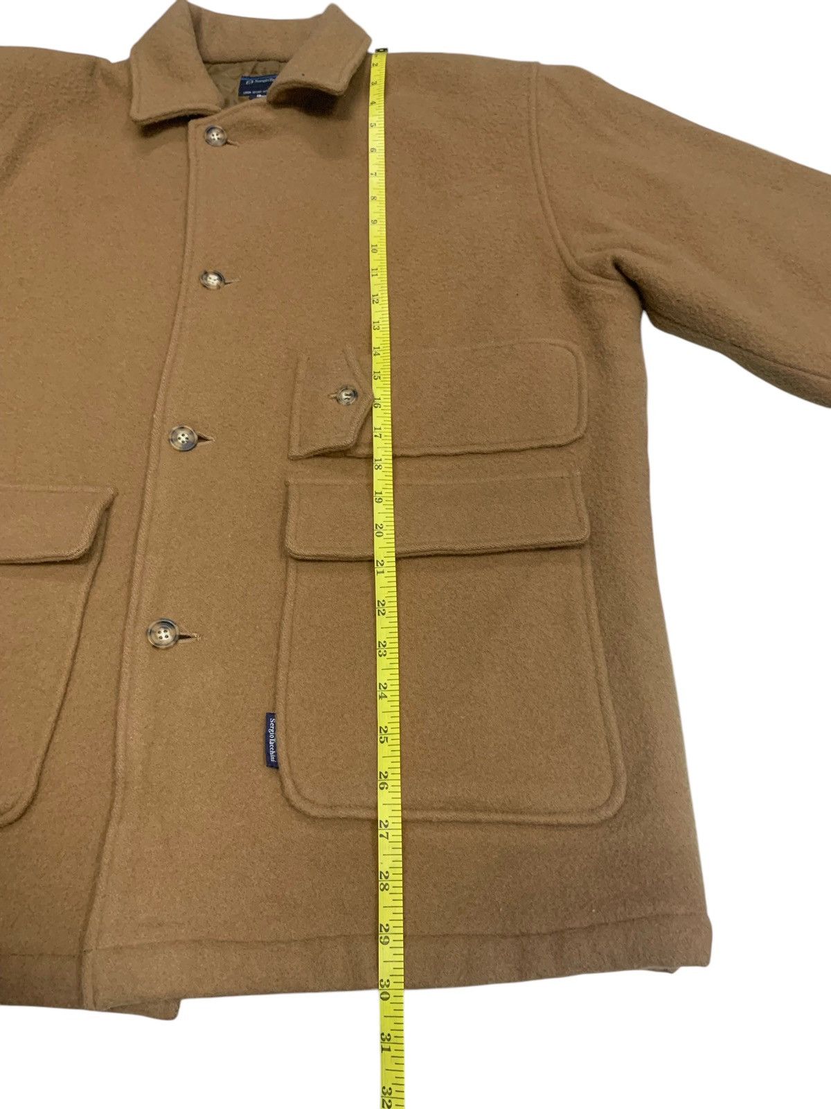Sergio Tacchini × Vintage Vintage 90's Sergio Tacchini Full Button Down Wool Jacket Size US L / EU 52-54 / 3 - 13 Thumbnail