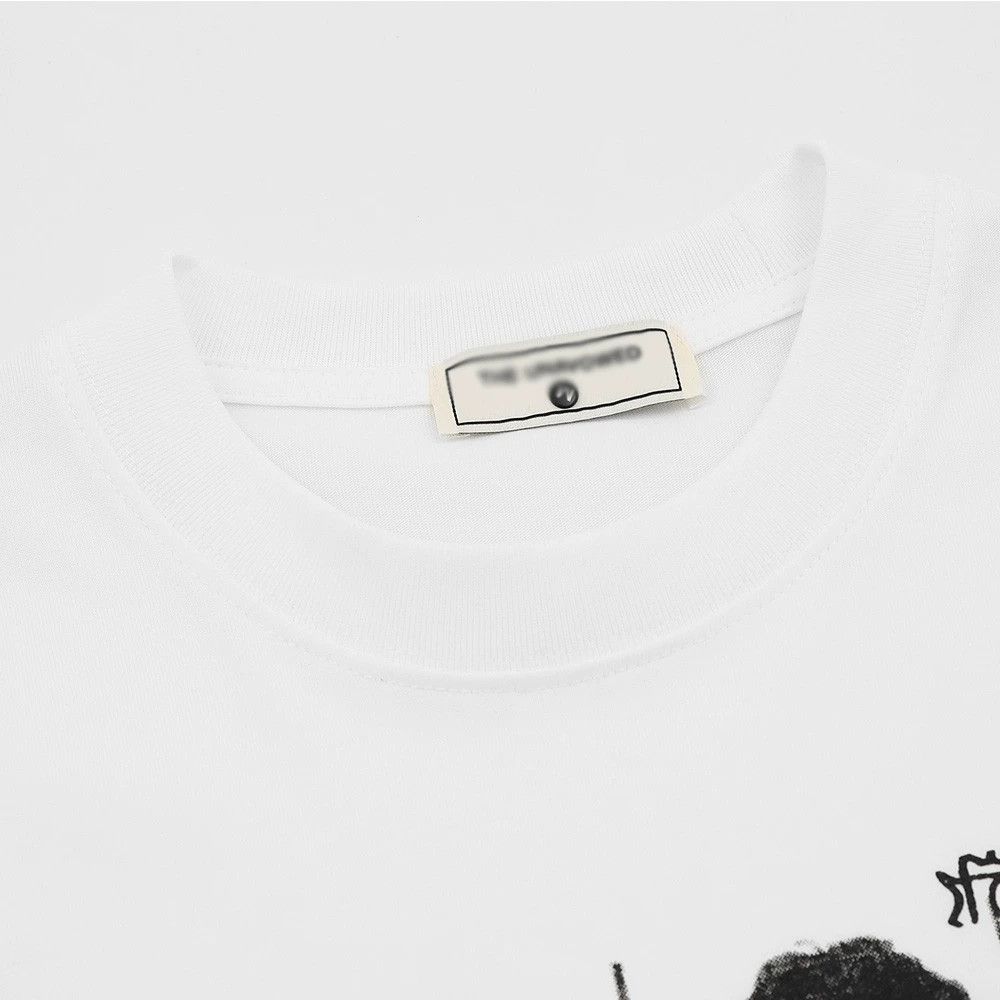 Vintage Hip-hop street character portrait print casual loose T-shirt Size US M / EU 48-50 / 2 - 3 Thumbnail