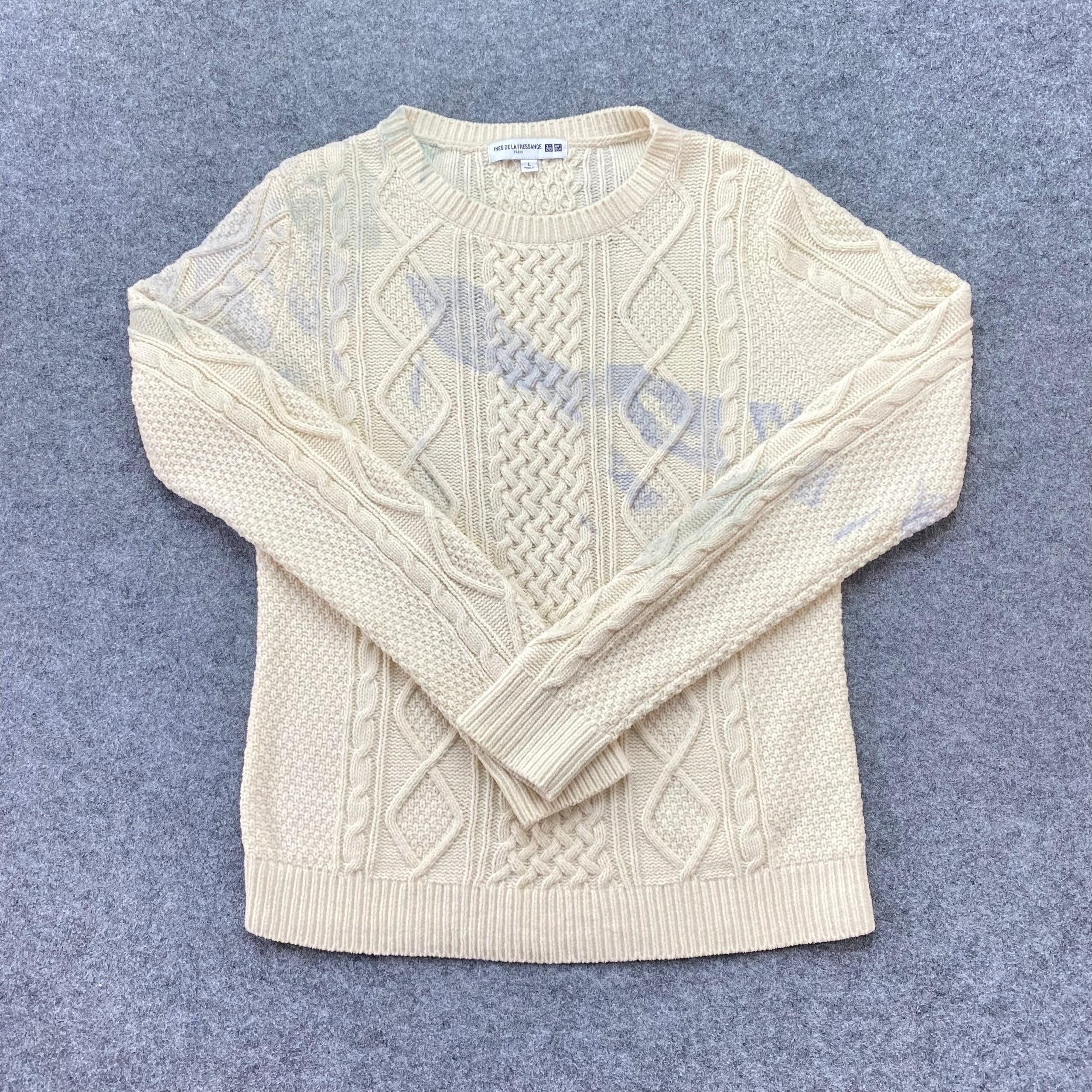 Uniqlo Vintage Ines Des La Fresangge Paris Uniqlo Cardigan Knitwear Size US L / EU 52-54 / 3 - 1 Thumbnail