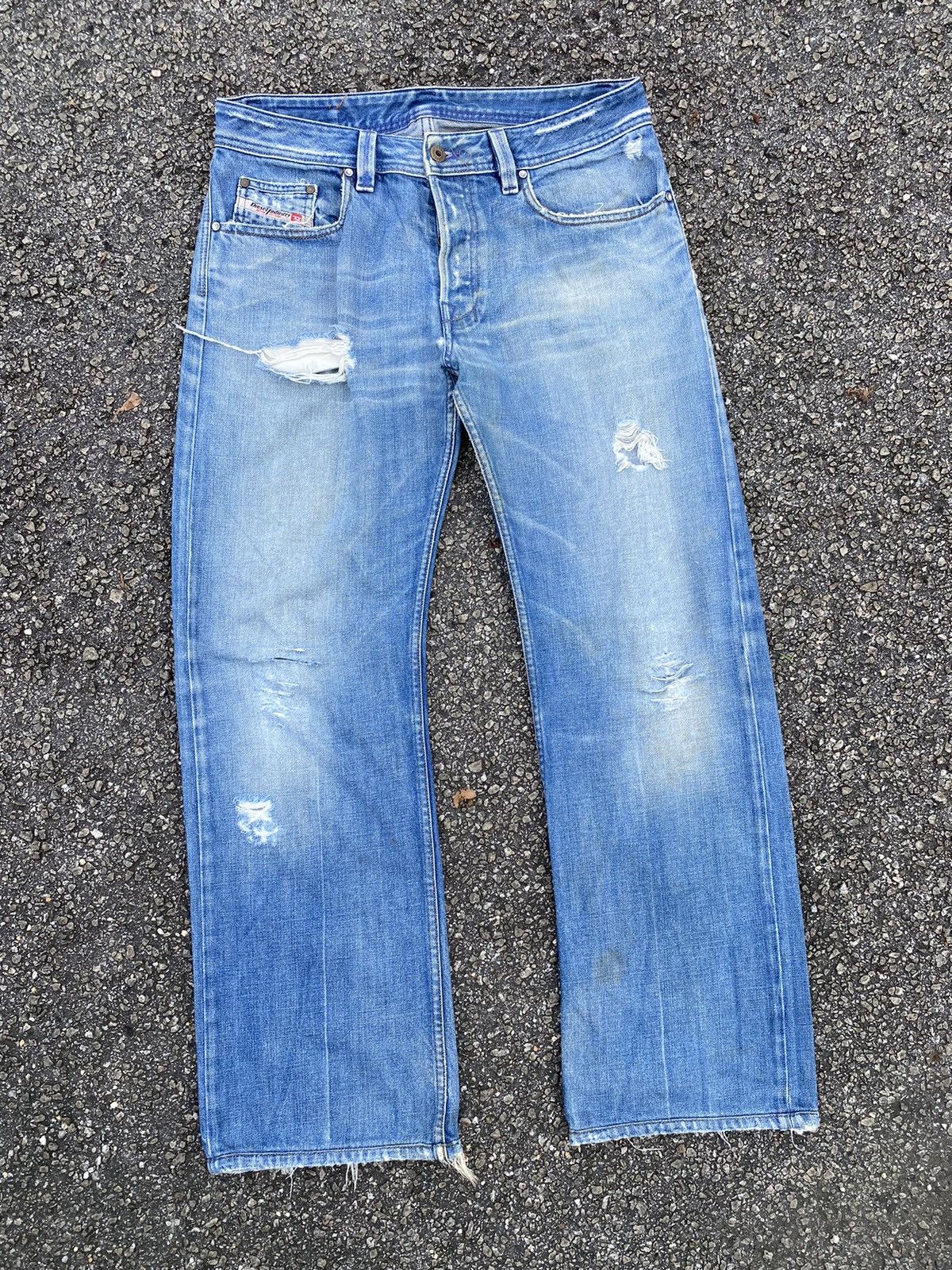 Diesel 🔥 Distressed 🔥 Vintage Diesel Jeans Size US 34 / EU 50 - 1 Thumbnail