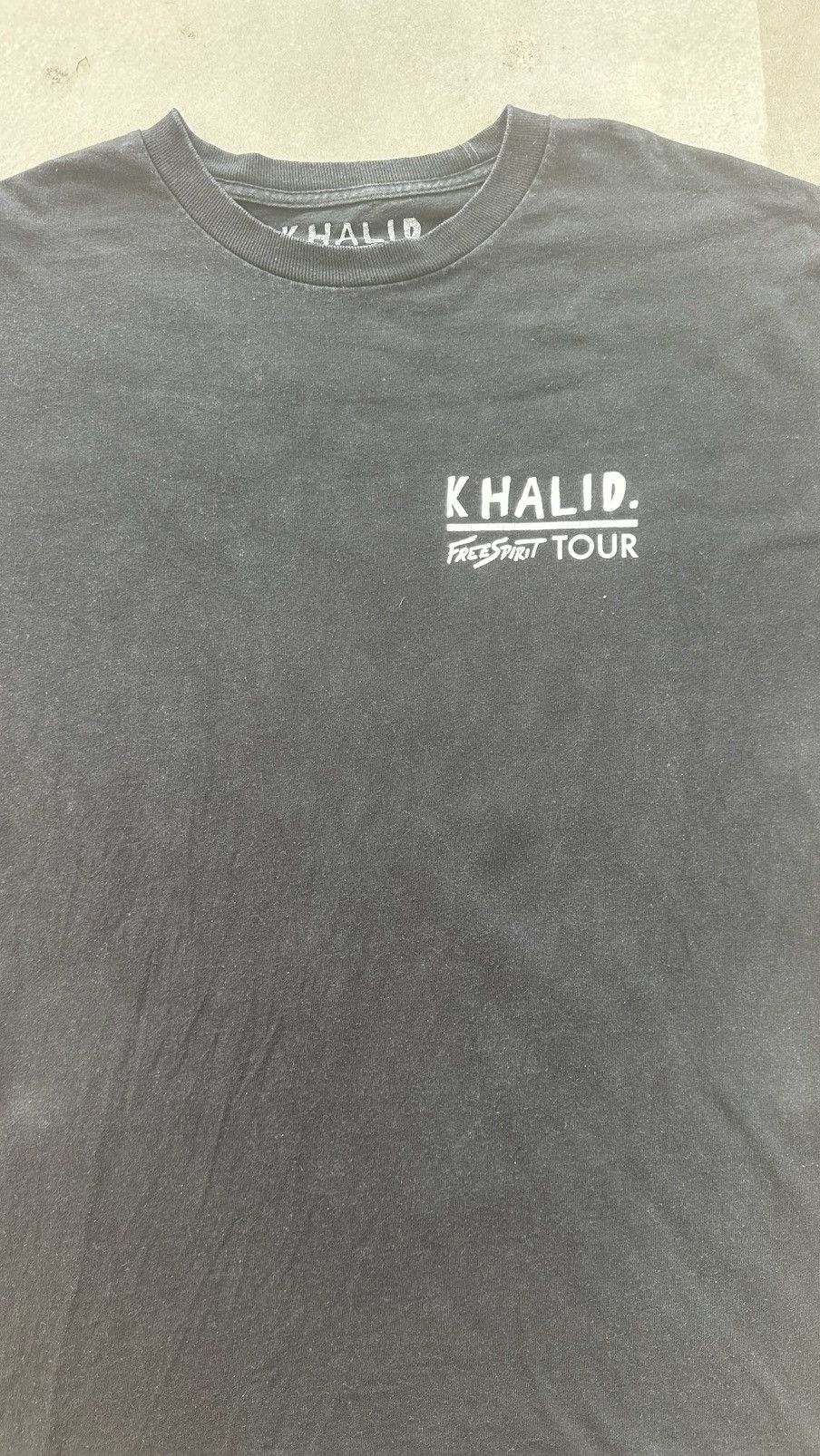 Vintage KHALID SOLO SINGER TOUR TEE Size US XL / EU 56 / 4 - 3 Thumbnail