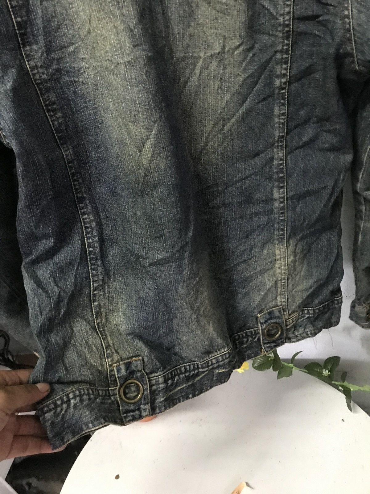 In The Attic × Japanese Brand RARE IN THE ATTIC DENIM DISTRESS Size M / US 6-8 / IT 42-44 - 7 Thumbnail
