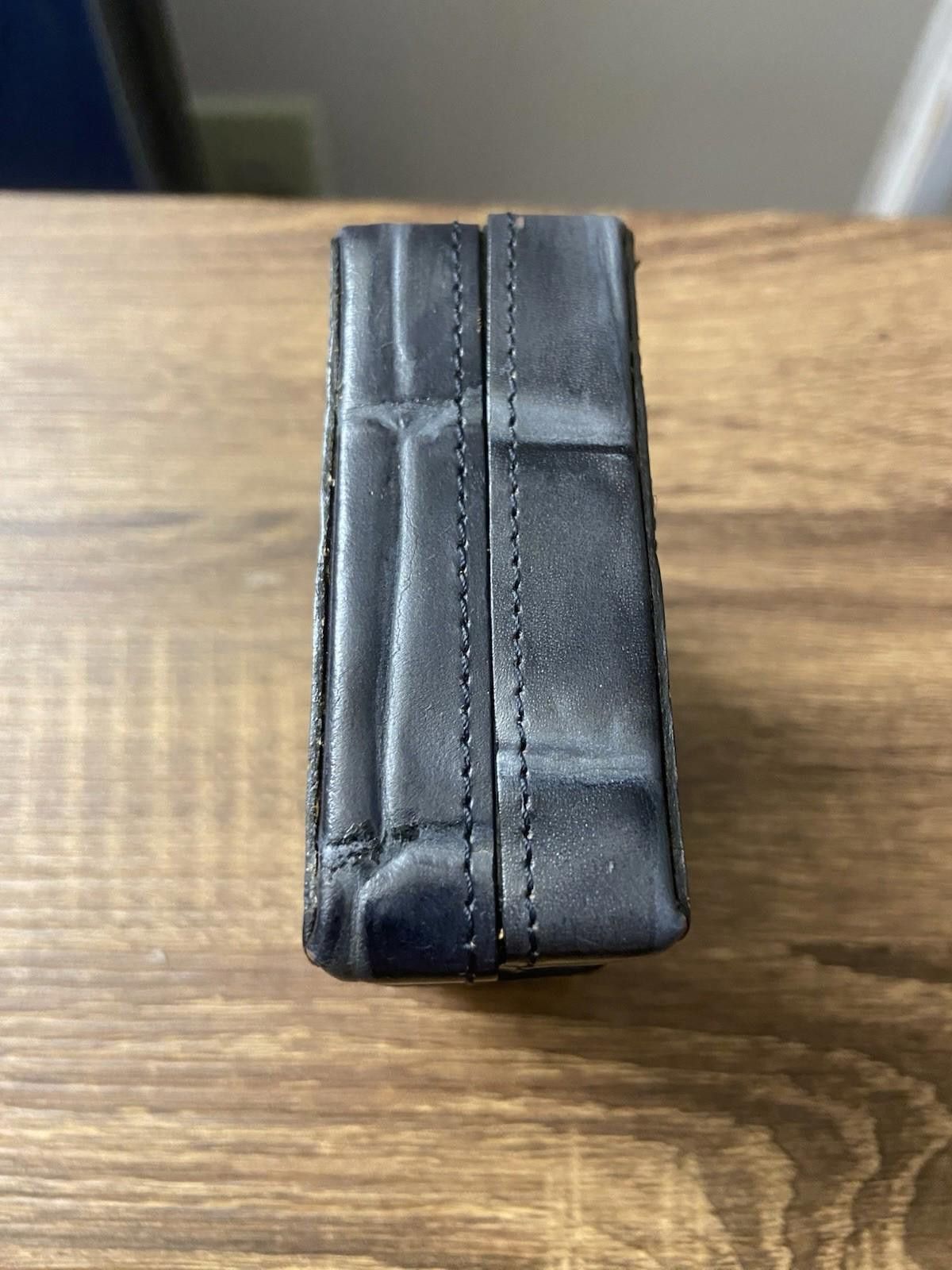 Jean Paul Gaultier Jean Paul Gaultier Gray Crocodile Leather Cigarette Case Box Size ONE SIZE - 8 Thumbnail