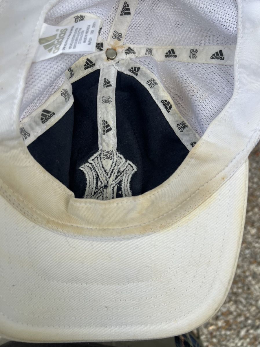 Vintage VERY RARE ADIDAS NEW YORK YANKEES MLB CAP RETRO Y2K 90s NY Size ONE SIZE - 12 Thumbnail