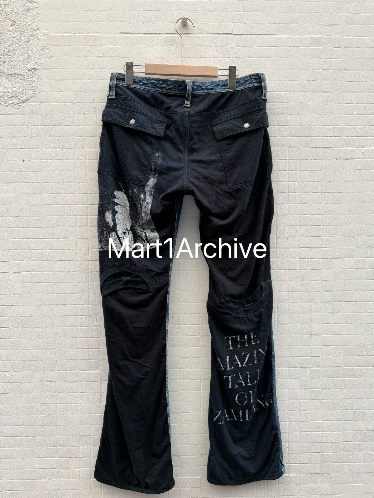 Undercover Undercover 06SS “T” era hybrid denim Size US 34 / EU 50 - 2 Thumbnail