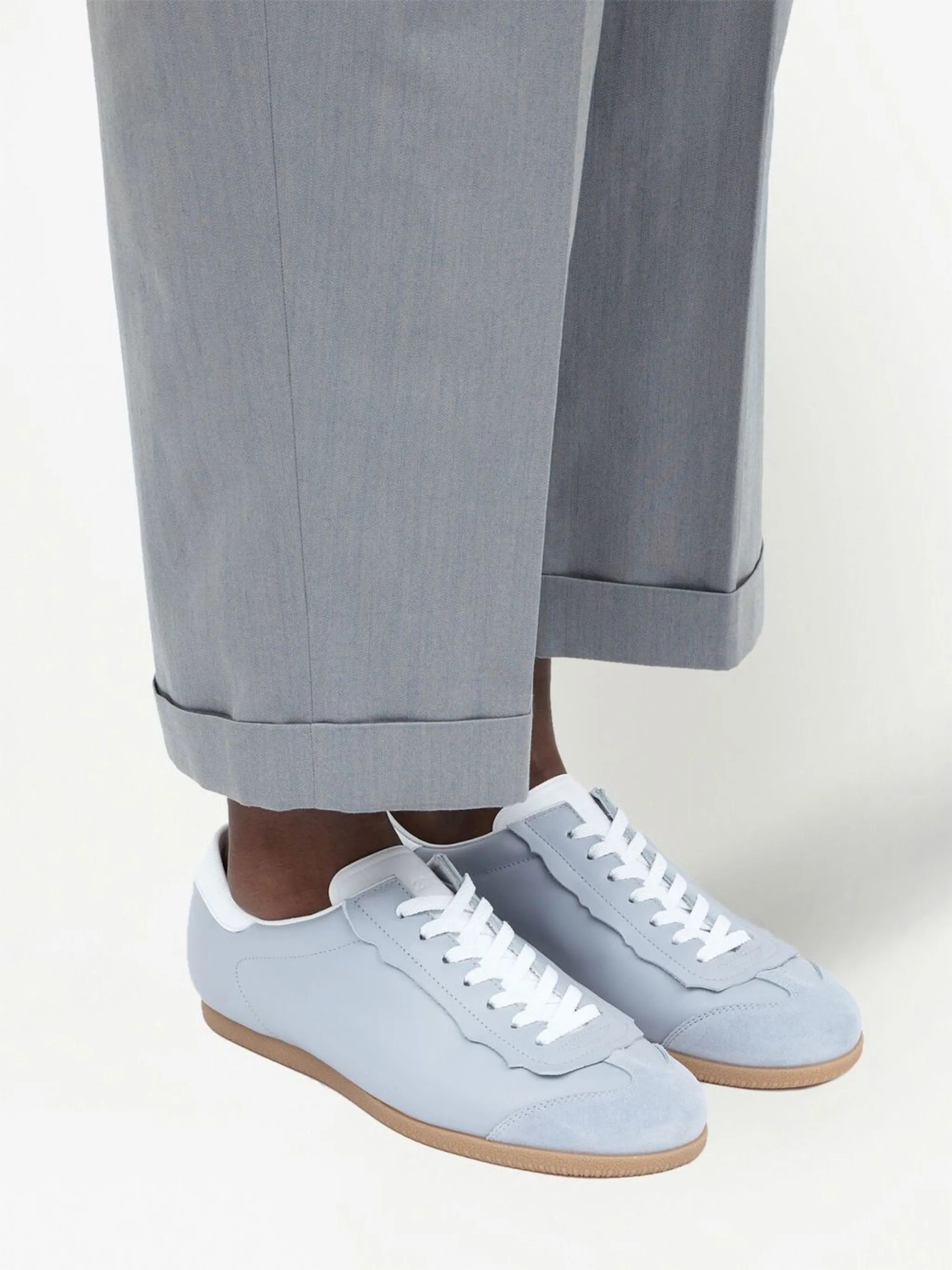Maison Margiela o1w1db10425 Low-Top Sneakers in Pale Blue Size US 7 / EU 40 - 4 Thumbnail