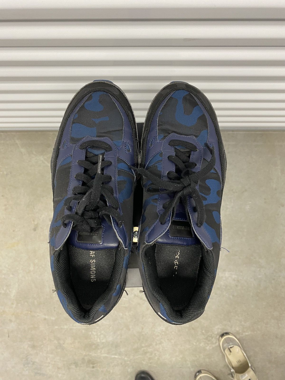 Adidas × Raf Simons 2014 ADIDAS RAF SIMONS BOUNCE BR BLUE CAMO - sz 9.5 Size US 9.5 / EU 42-43 - 4 Thumbnail