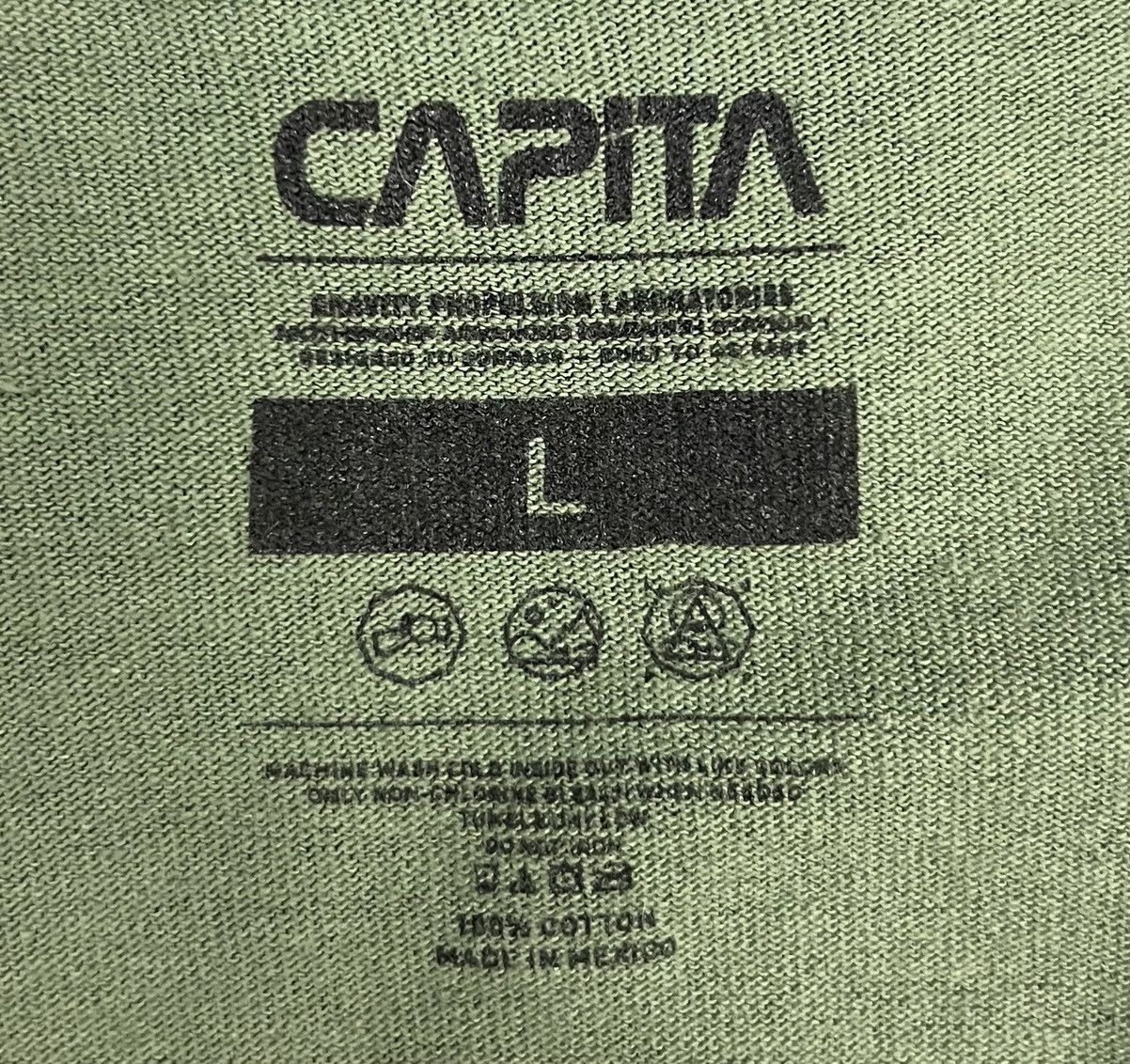 Japanese Brand × Vintage VINTAGE CAPITA COSMIC VIBRATION MANIPULATION LONG SLEEVE Size US L / EU 52-54 / 3 - 8 Thumbnail