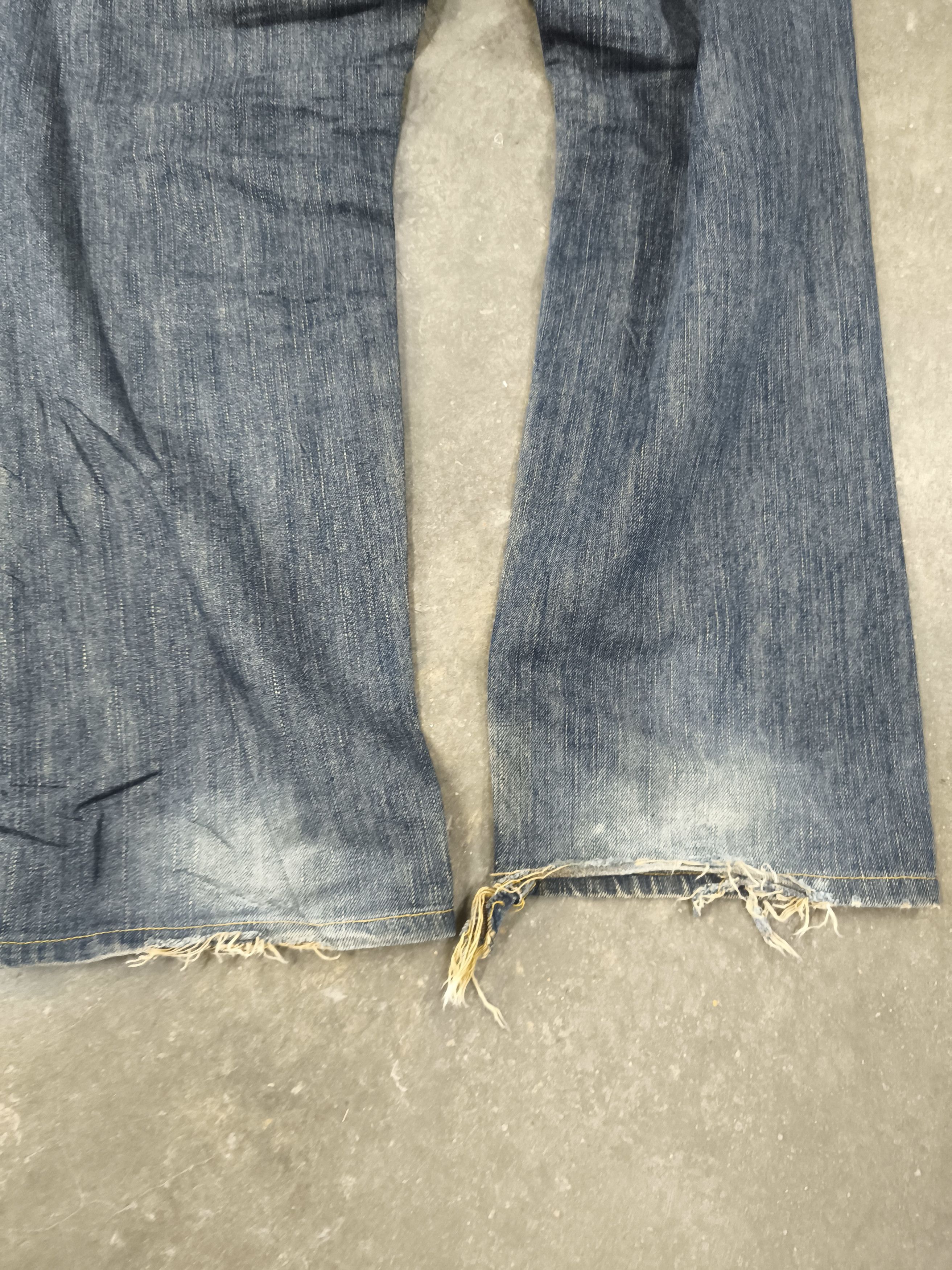 Beauty Beast Flare🔥🔥🔥 Vintage Edwin Jeans distressed if six was nine Size US 30 / EU 46 - 18 Thumbnail