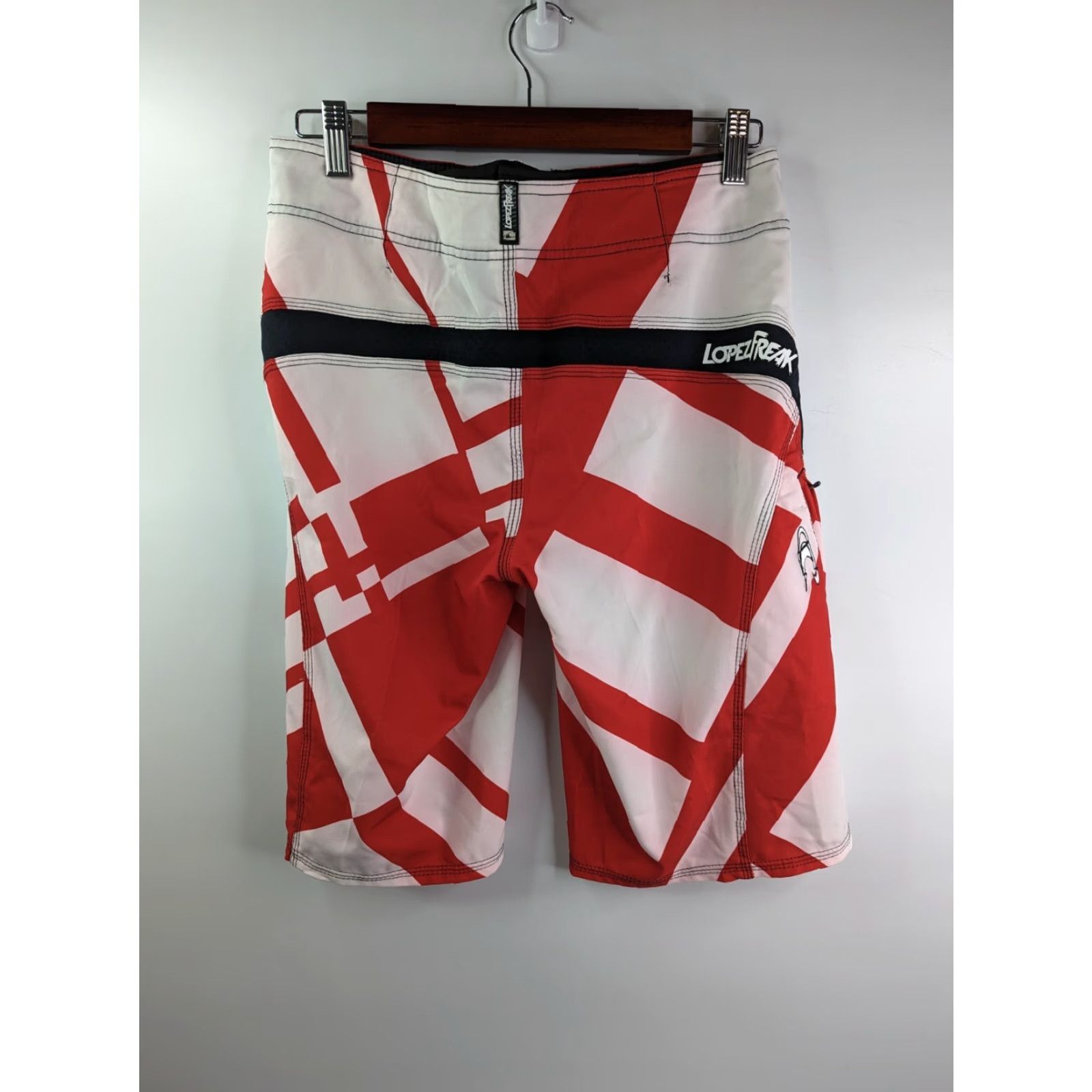 O'Neill O'Neill Board Shorts Mens 29 Geometric Multicolor Quick Dry Lightweight Side Pocket Drawstring Surf Beach Trunks 89/11 Polyester Elastaine Size US 29 - 3 Thumbnail