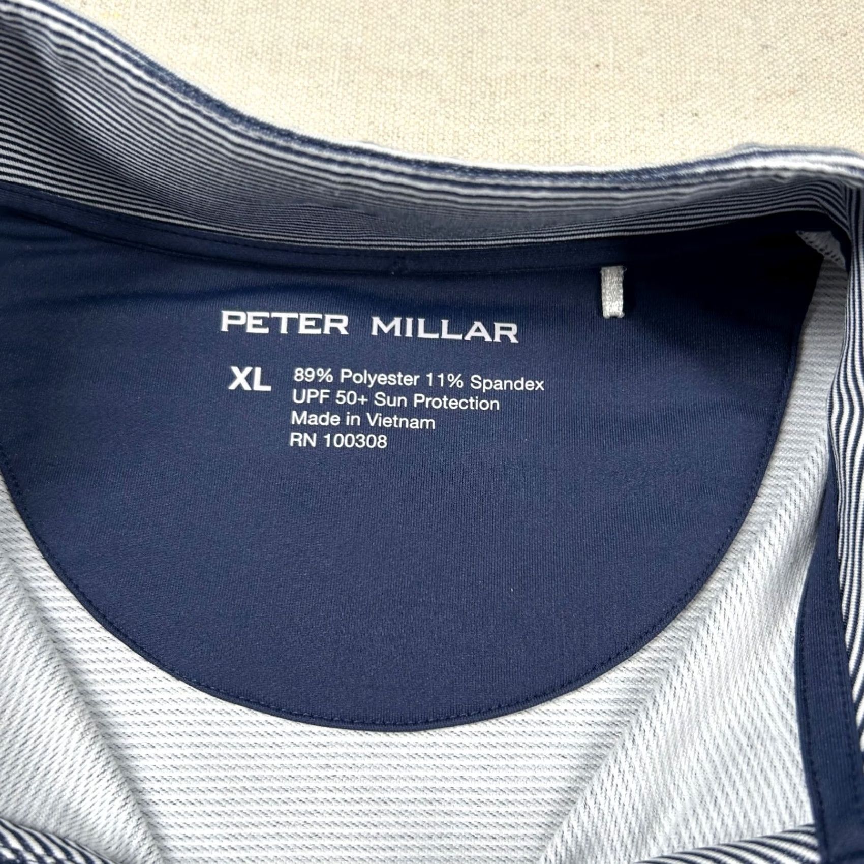 Peter Millar Peter Millar Sweater Womens XL 1/4 Zip Golf Striped Performance UPF Stretch Shirt XS? Size XL / US 12-14 / IT 48-50 - 3 Thumbnail
