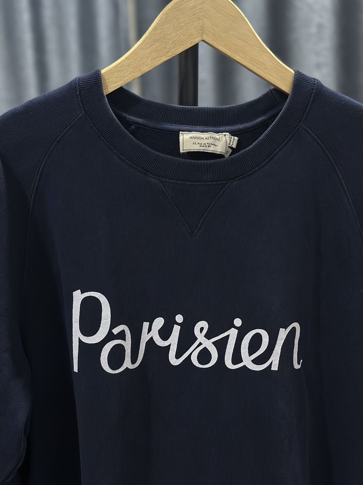 Maison Kitsune Maison Kitsune Parisien Sweatshirt Size US XL / EU 56 / 4 - 2 Thumbnail