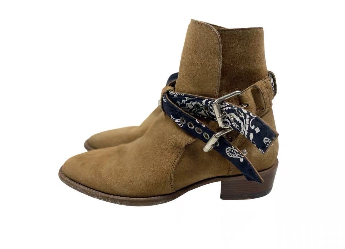 Amiri Amiri Paisley Chain Chelsea Boots J31 Size US 8 / EU 41 - 3 Thumbnail