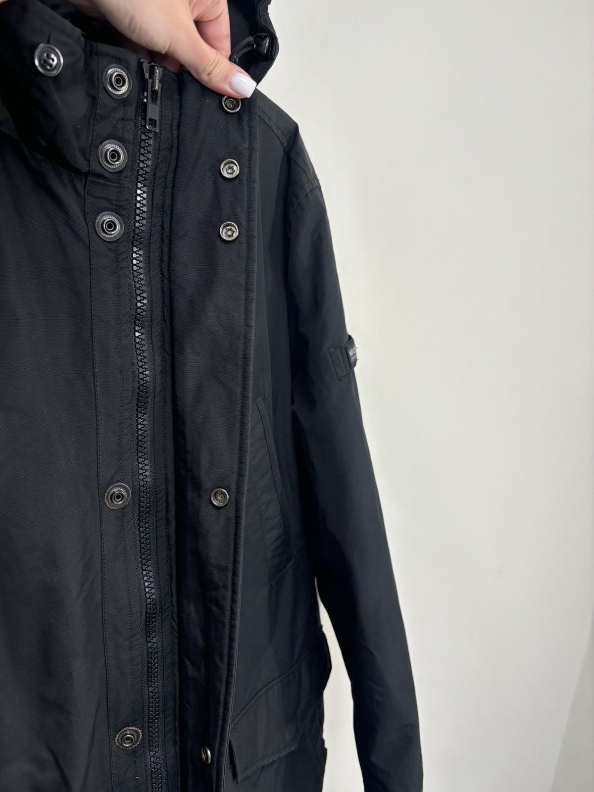 Woolrich Woolen Mills Woolrich John Rich & Bros Men’s Fishtail Black Parka Jacket Size US M / EU 48-50 / 2 - 15 Thumbnail