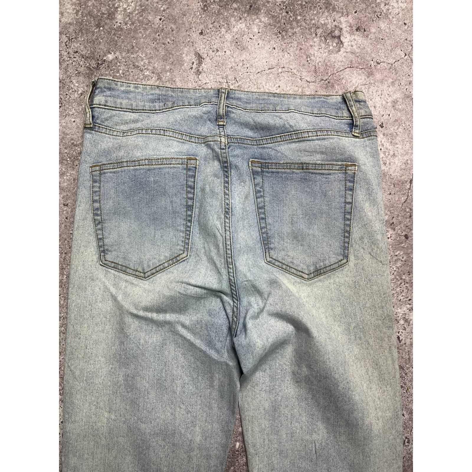 Japanese Brand Vintage Wild Rise Skinny Jeans Light Wash Size 27 Stretch Size 27" / US 4 / IT 40 - 5 Thumbnail