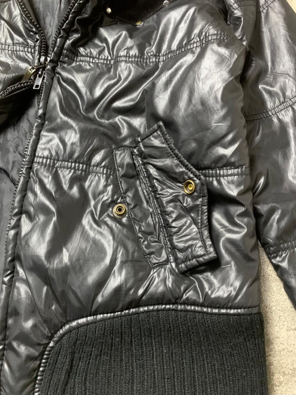 Isamu Katayama Backlash 2000s Japanese Archive Vkei Zip Up Black Puffer Jacket Size US M / EU 48-50 / 2 - 6 Thumbnail