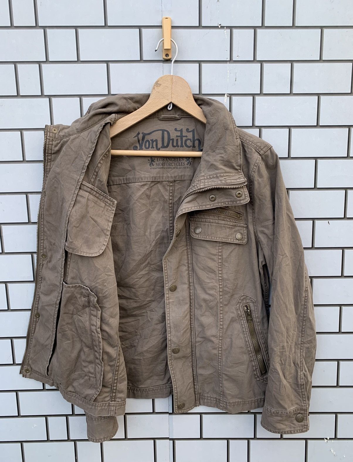 Von Dutch Von Dutch Los Angeles Motorcycles Hoodie Jacket Size US M / EU 48-50 / 2 - 3 Thumbnail