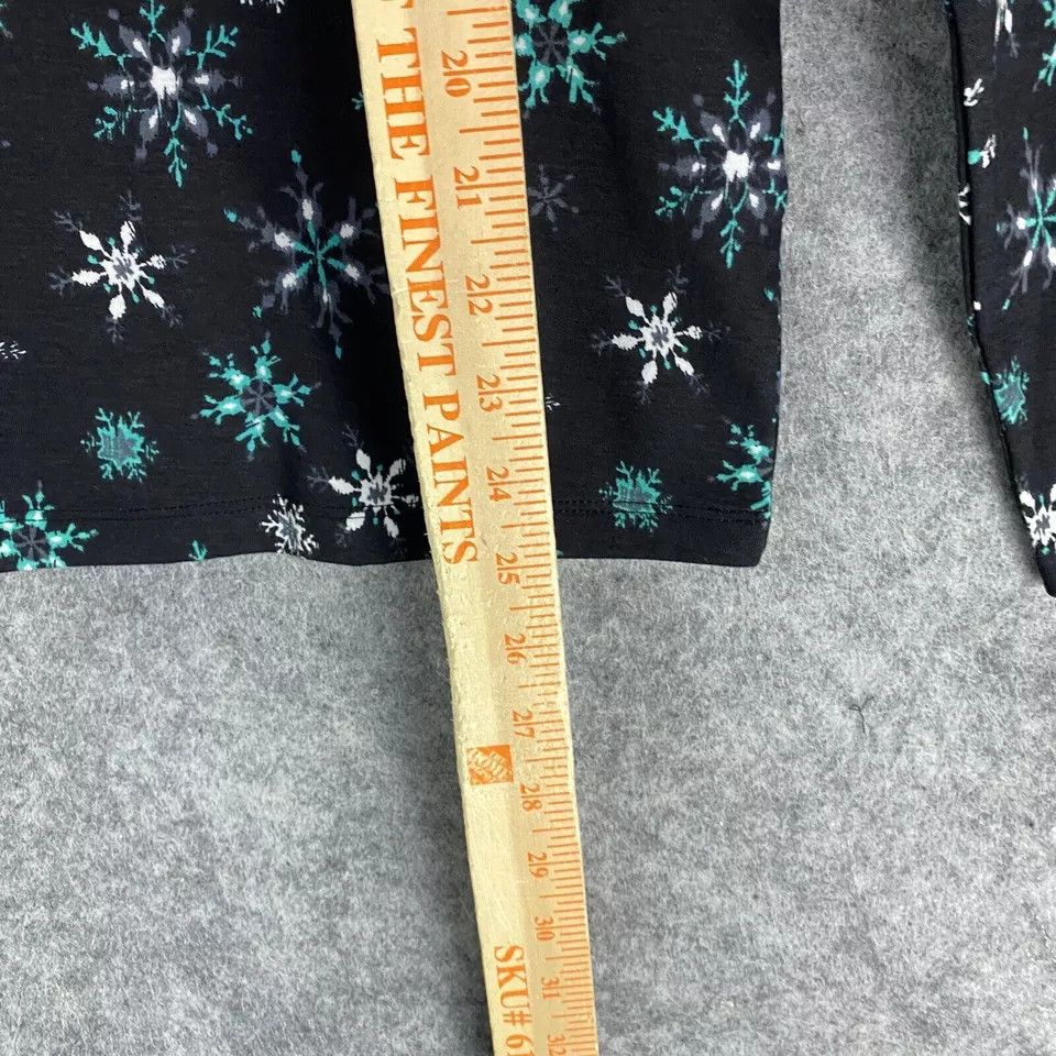 Other Laura Scott Long Sleeve Top Medium Women's NWT Snowflakes M Size M / US 6-8 / IT 42-44 - 6 Thumbnail