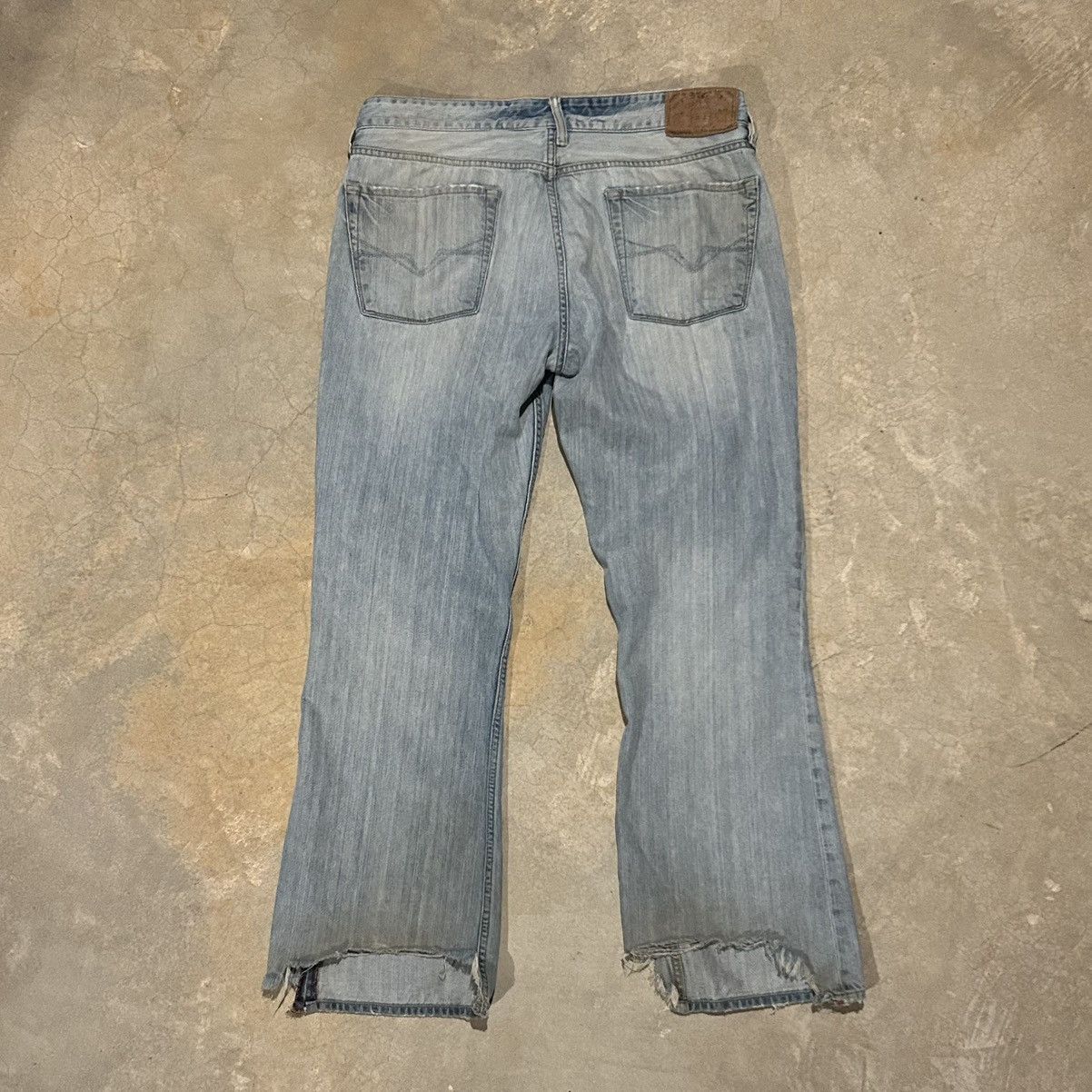 Guess × Vintage Crazy Vintage Y2K Guess Jeans Baggy Bootcut Distressed Denim Size US 36 / EU 52 - 10 Thumbnail
