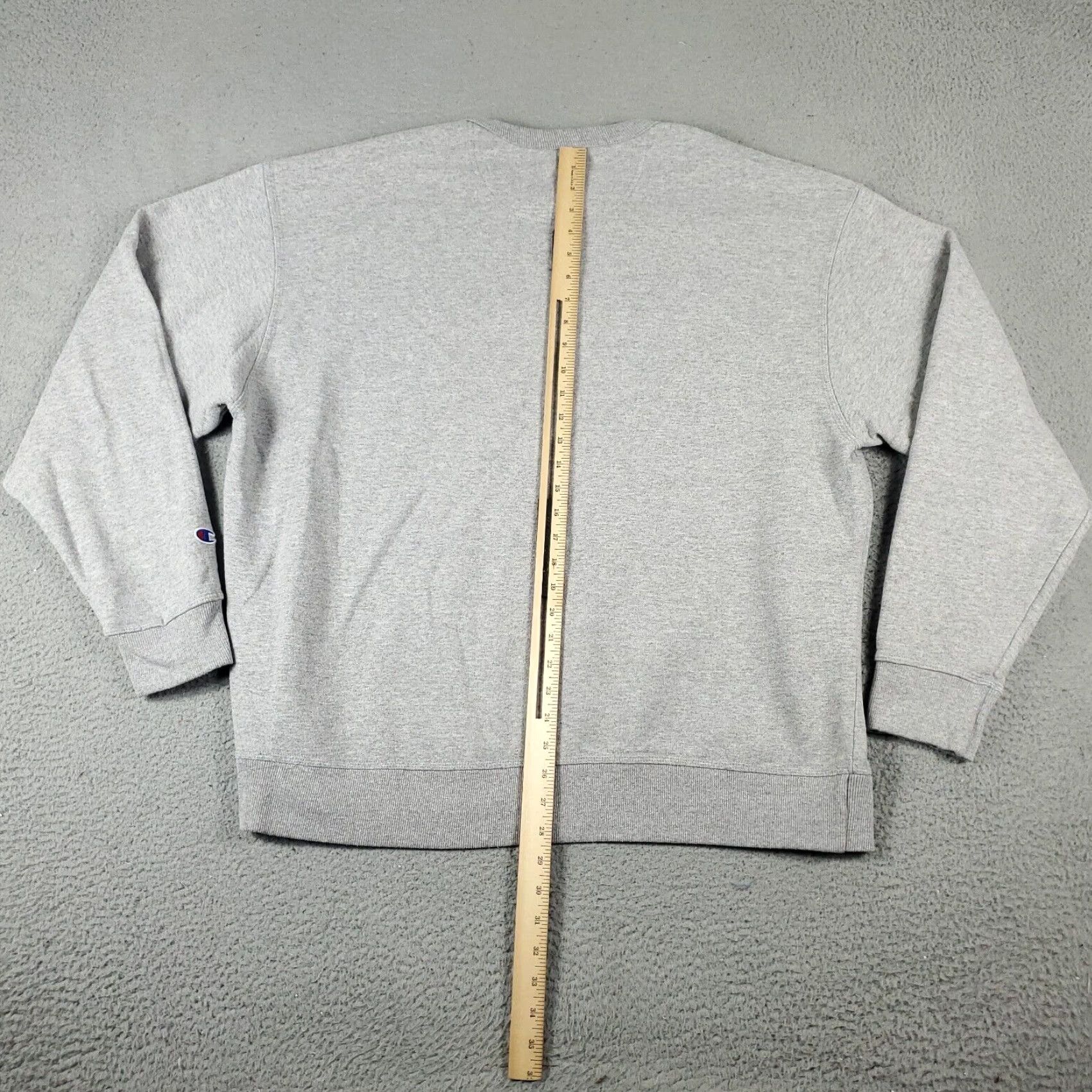 Champion VINTAGE Champion Sweater Pullover Mens 2XL Gray Casual Long Sleeve Knitted Sweatshirt Size US XXL / EU 58 / 5 - 6 Thumbnail