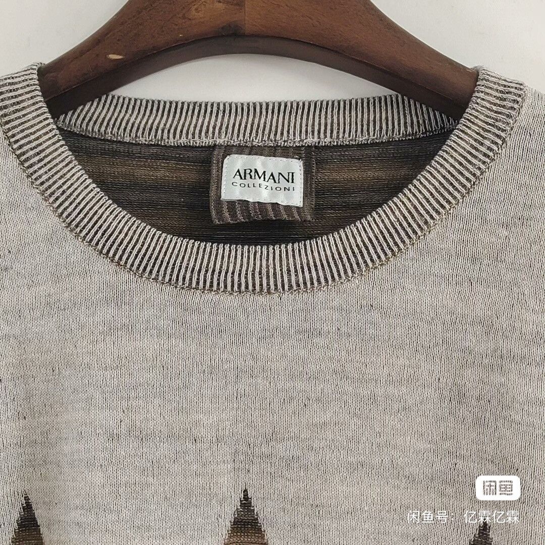 Armani armani collezioni knit sweater top Size US M / EU 48-50 / 2 - 2 Thumbnail