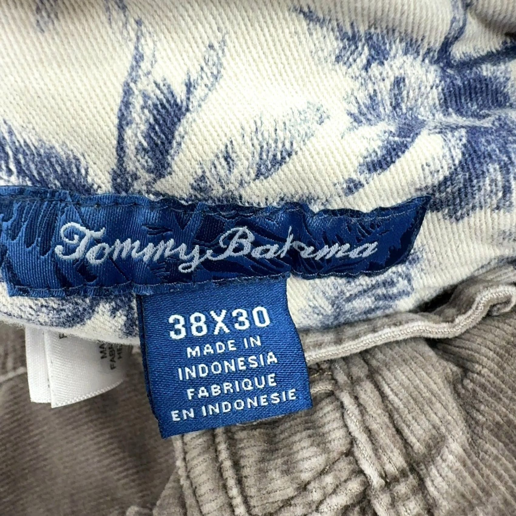 Tommy Bahama Tommy Bahama Pants Mens 38 Brown Cotton Corduroy Stretch Casual Coastal Style Size US 40 / EU 56 - 3 Thumbnail